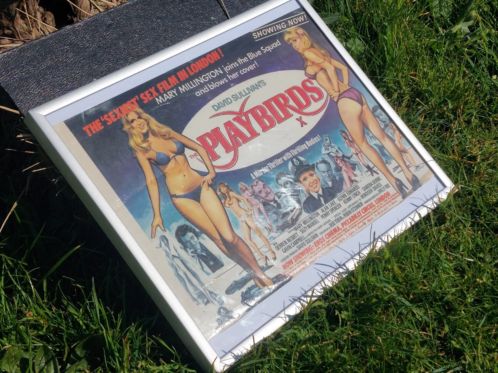 Playbirds 1978 UK Advert Poster Mary Millington Suzy Mandel Sexploitation, изображение 3