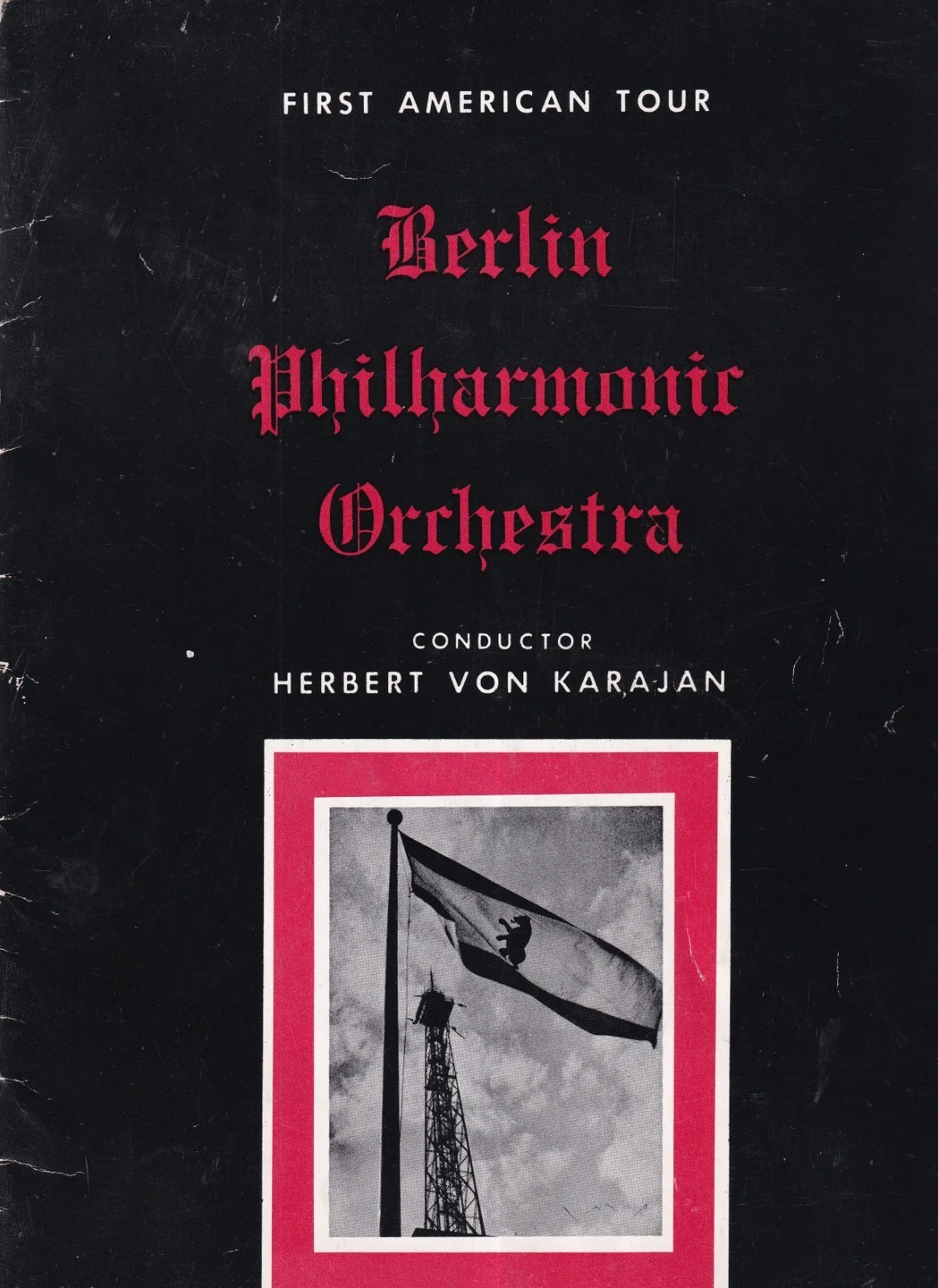 Herbert von Karajan - USA Premiere 1955 - 26-page brochure - original signed, изображение 3