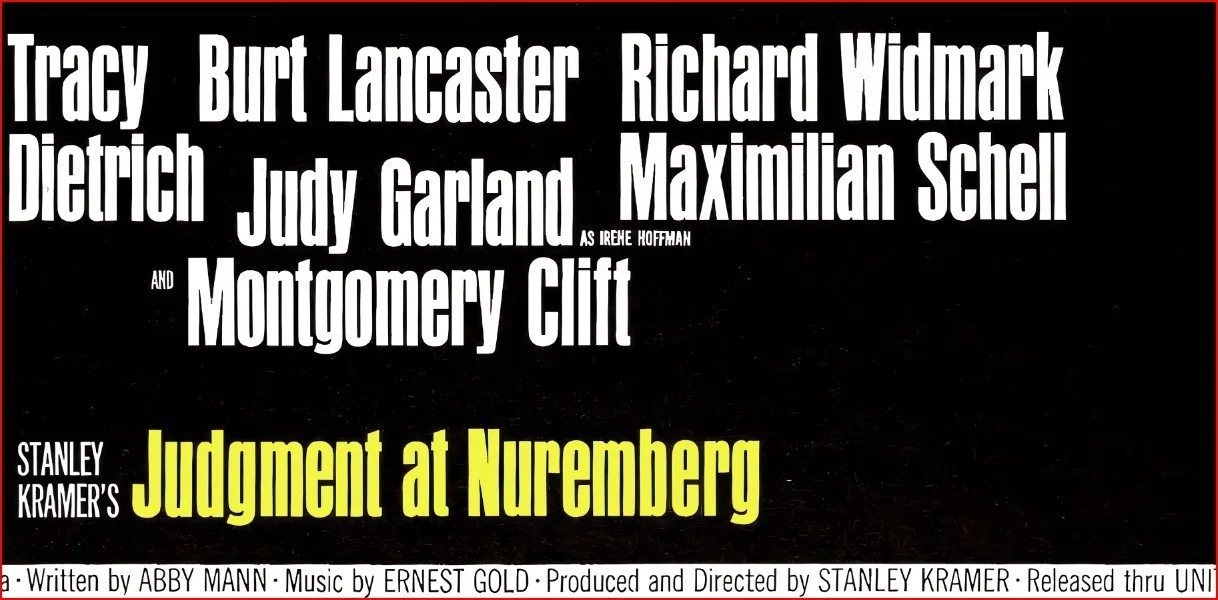 Judgment At Nuremberg - Restored 27.2" x 41" US One Sheet, image 3