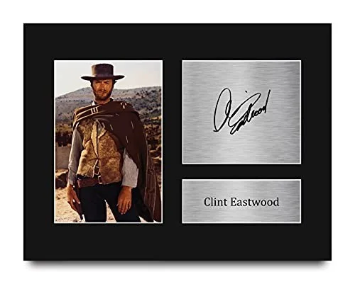 Clint Eastwood Autographed Picture - Movie Memorabilia Gift, US Letter Size, изображение 3