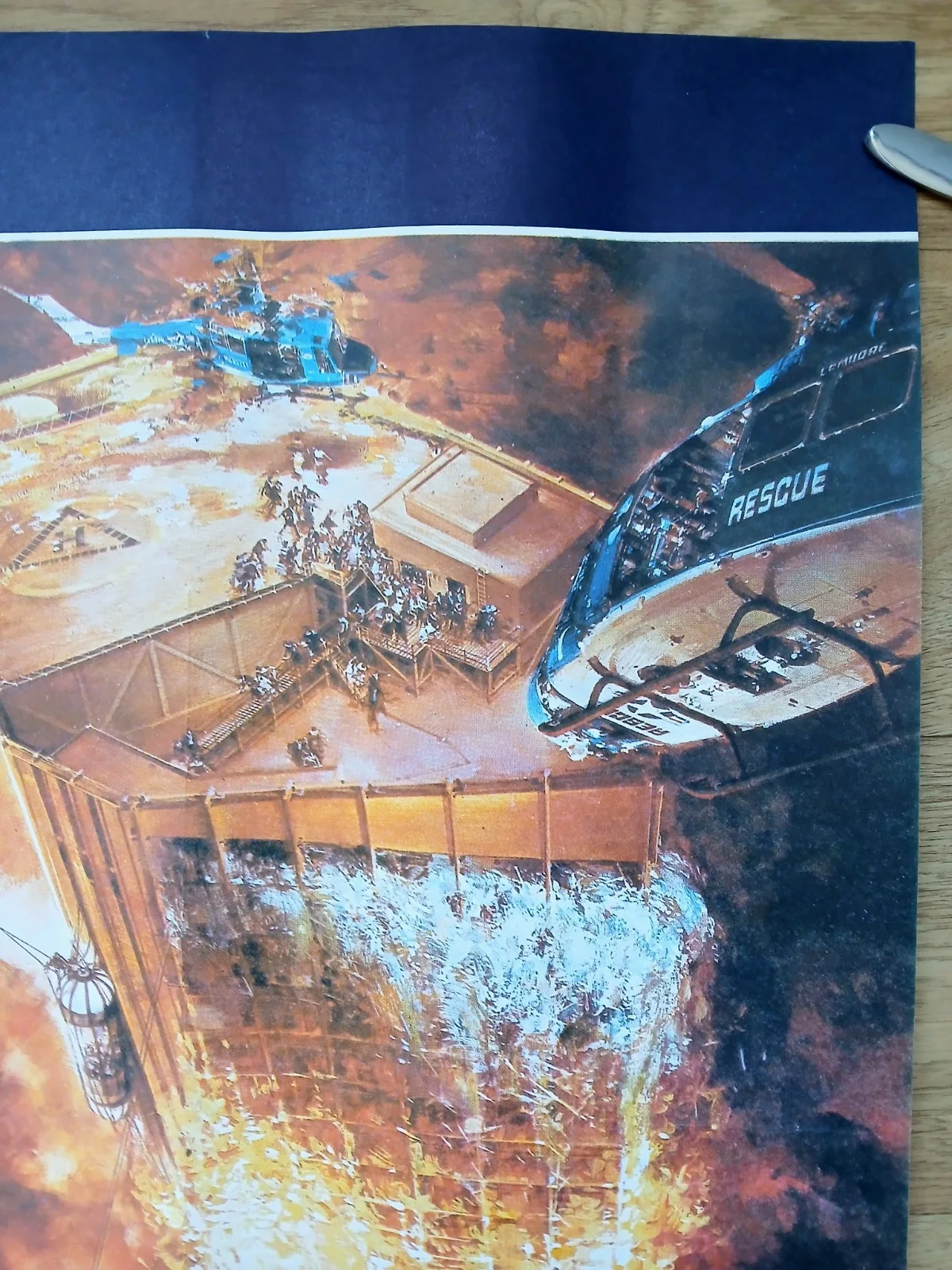 THE TOWERING INFERNO (1974) original UK quad poster - Steve McQueen, Paul Newman, изображение 5