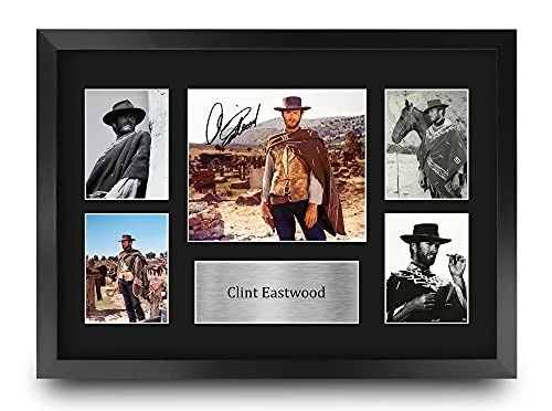 Clint Eastwood Autographed 16x12 Framed Print - Movie Memorabilia Gift for Fans, изображение 3