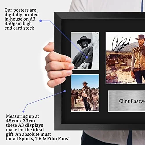 Clint Eastwood Autographed 16x12 Framed Print - Movie Memorabilia Gift for Fans, изображение 4