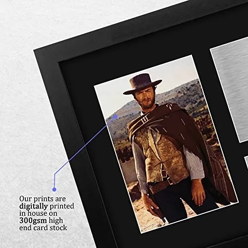 Framed Clint Eastwood Autographed Picture - Movie Memorabilia Gift, US Letter Si, изображение 5