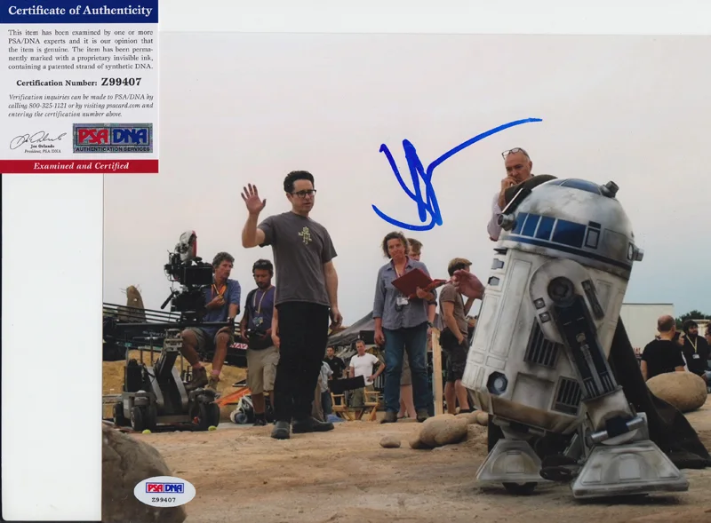 JJ Abrams — JJ Abrams Star Wars The Force Awakens Director Signed 8x10 Photo PSA/DNA COA #5