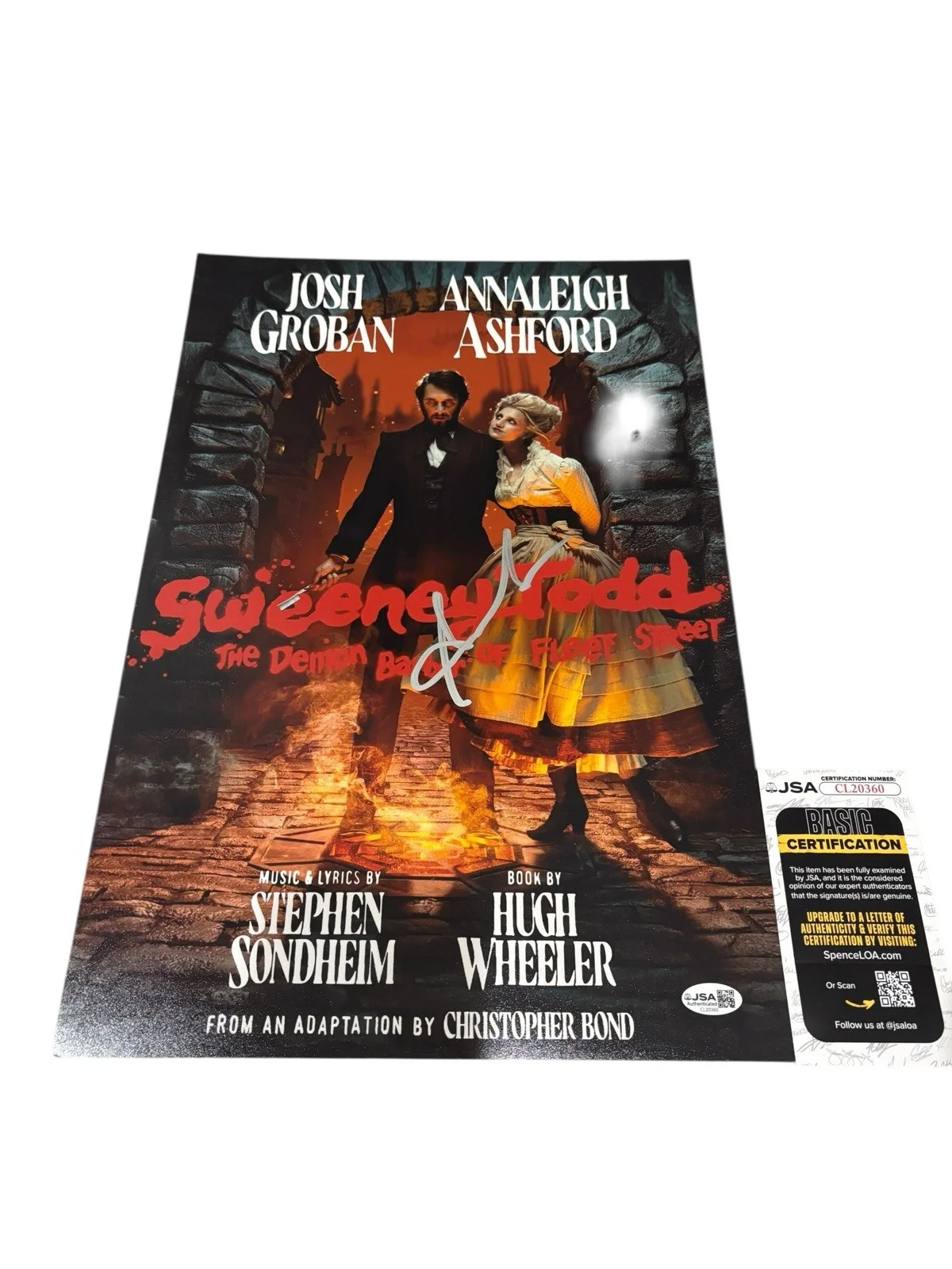 Annaleigh Ashford — ANNALEIGH ASHFORD SIGNED AUTOGRAPH SWEENEY TODD BROADWAY 12x18 PHOTO A JSA COA