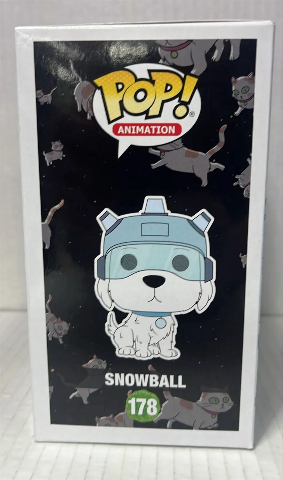 ROB PAULSEN SIGNED FUNKO POP #178 RICK AND MORTY SNOWBALL BECKETT, image 5