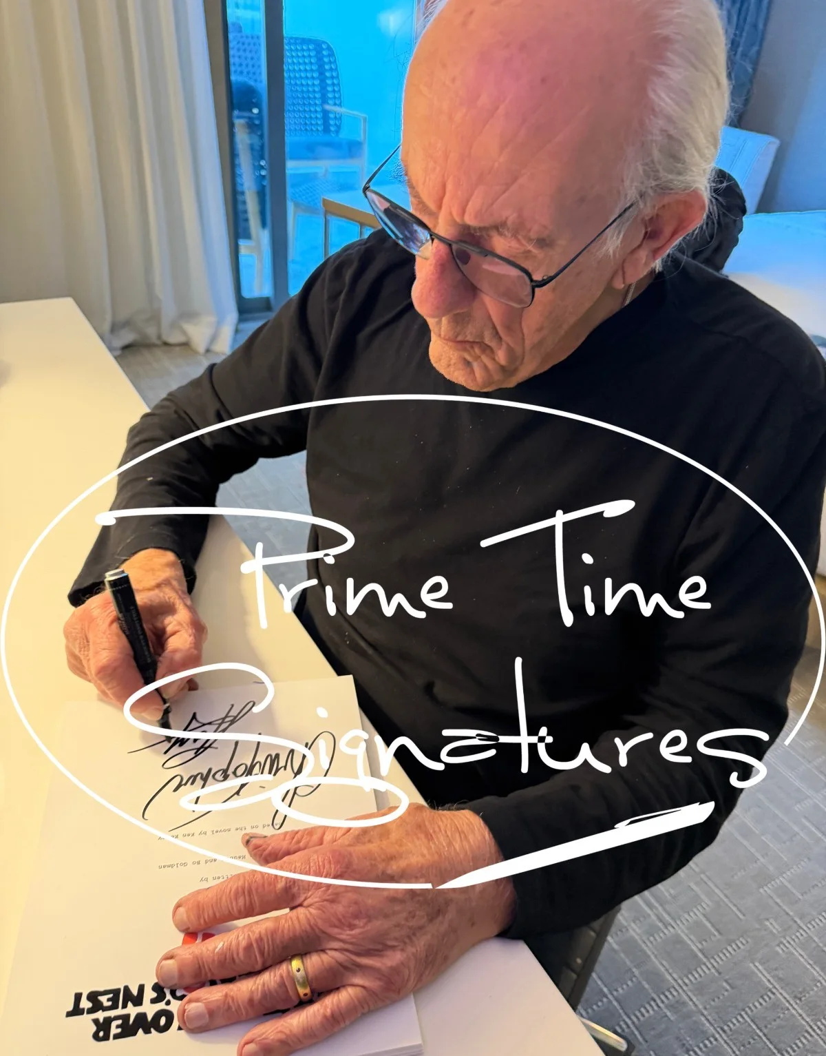 Christopher Lloyd — Christopher Lloyd Signed One Flew Over the Cuckoo's Nest Script Beckett Witness, image 2
