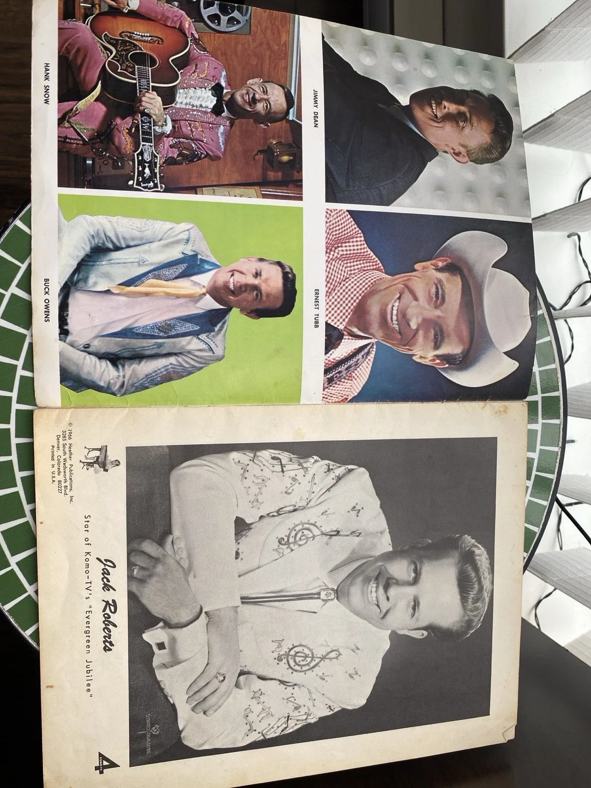 Vintage Country Music Photo Album 11x8.5 Signed, Attributed to Jack Roberts1960s, изображение 4