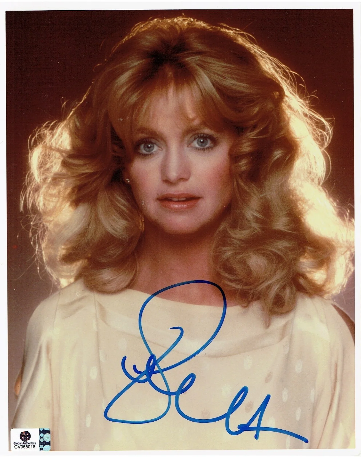 GOLDIE HAWN — GOLDIE HAWN HAND SIGNED PHOTO 8x10 CERT GA "LAUGH IN"