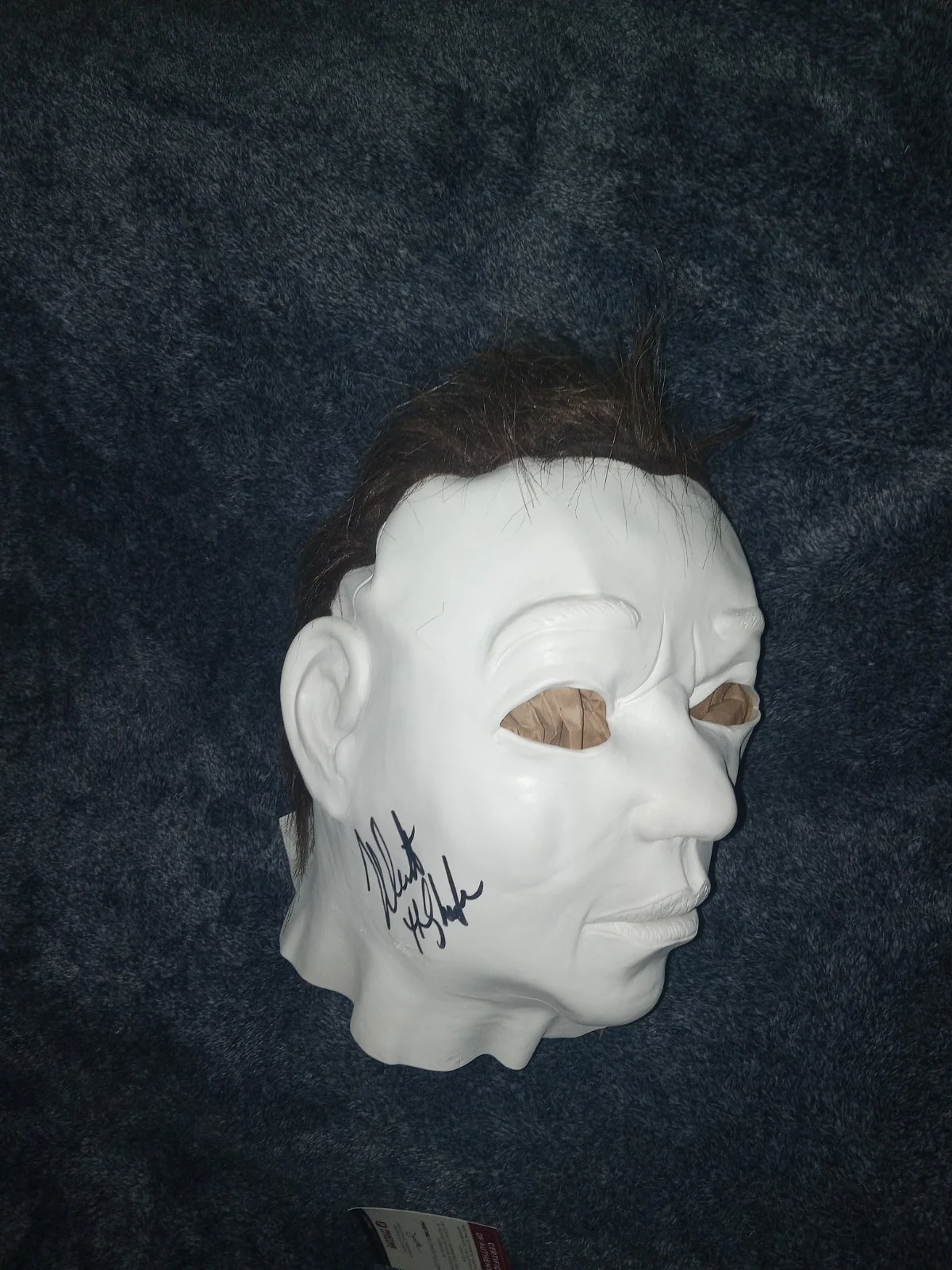 Nick Castle — Nick Castle Hand Signed "Halloween" Michael Myers Mask - COA, image 2