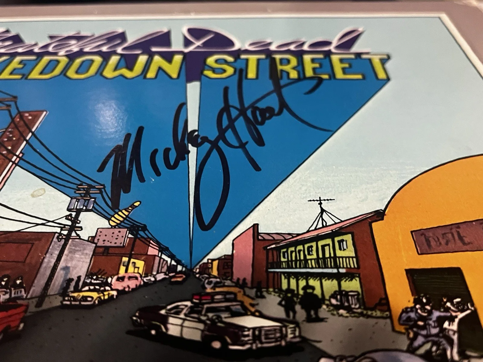 Grateful Dead Signed Lp “ Shakedown Street “ By Mickey Hart JSA Certified LOOK!!, изображение 2