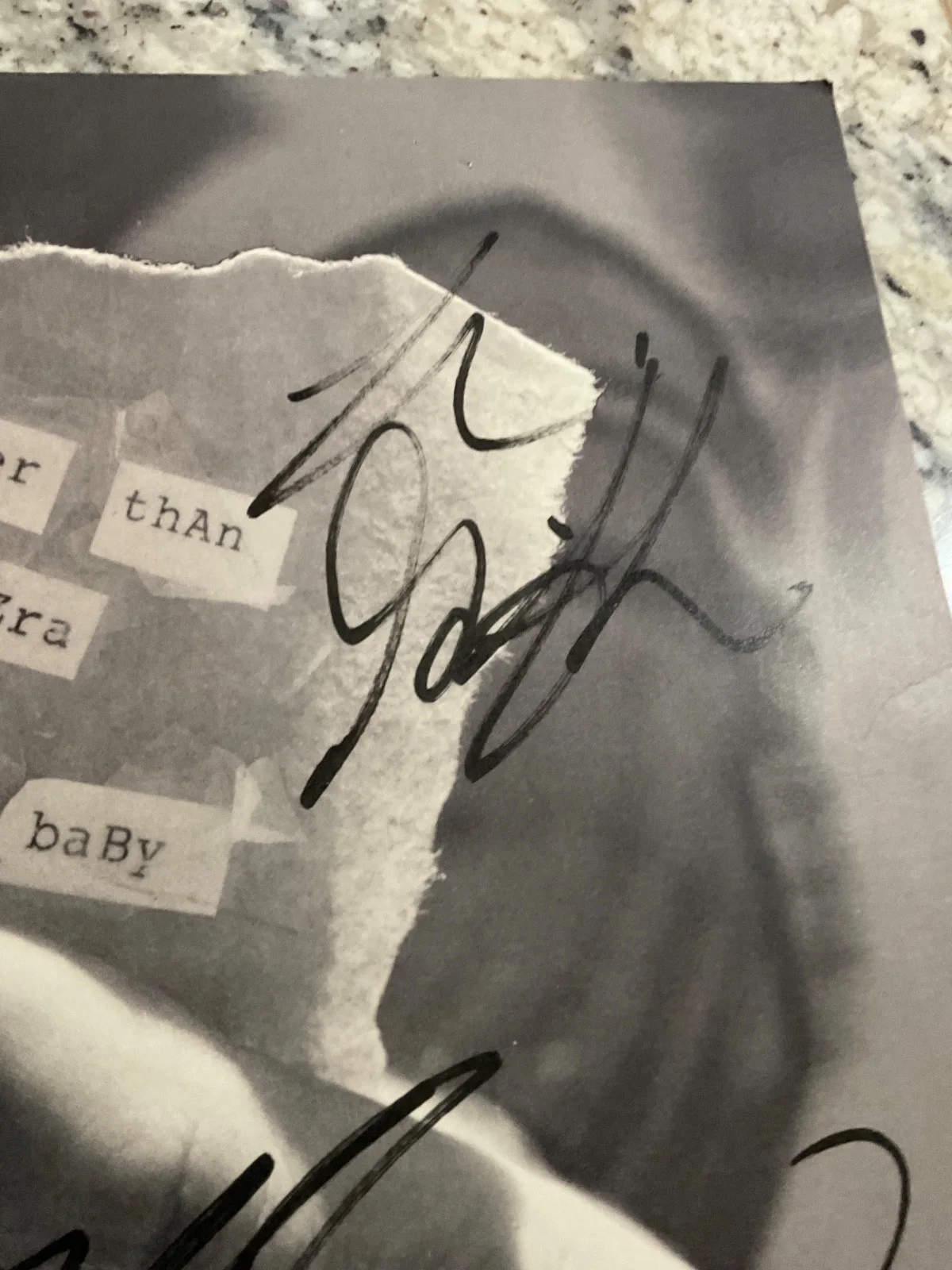 BETTER THAN EZRA 4 MEMBERS SIGNED GRIFFIN,DRUMMOND, PAYNE MCNABB JSA CK39495, image 3