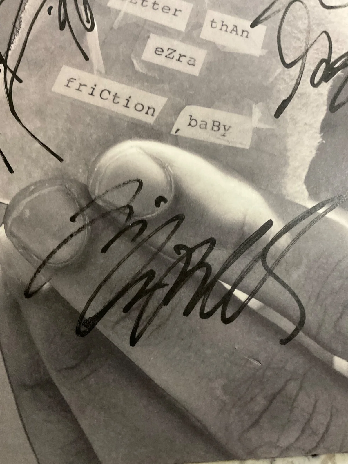 BETTER THAN EZRA 4 MEMBERS SIGNED GRIFFIN,DRUMMOND, PAYNE MCNABB JSA CK39495, image 4