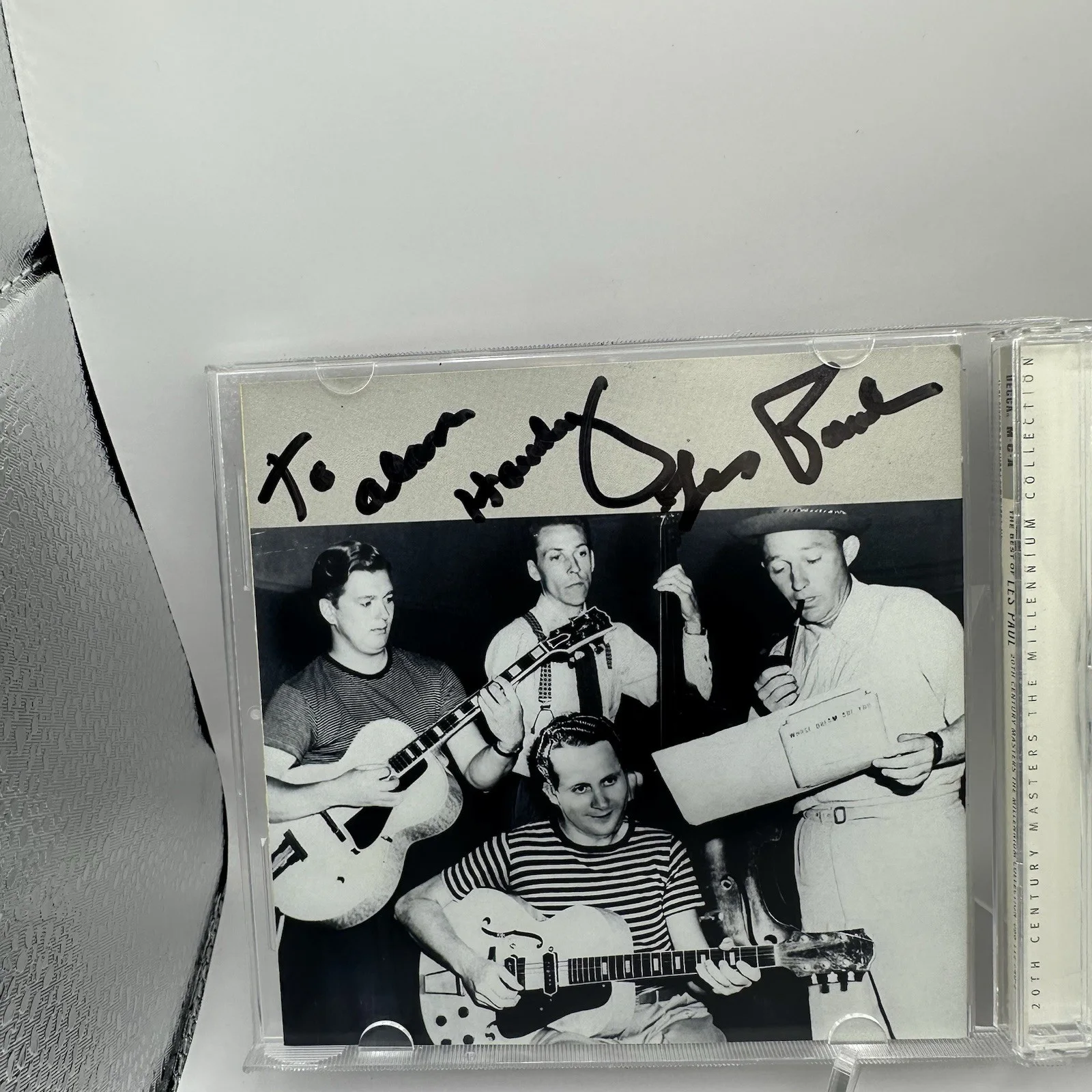 **Autograph On Booklet** The Best of Les Paul Signed Booklet & CD, image 2