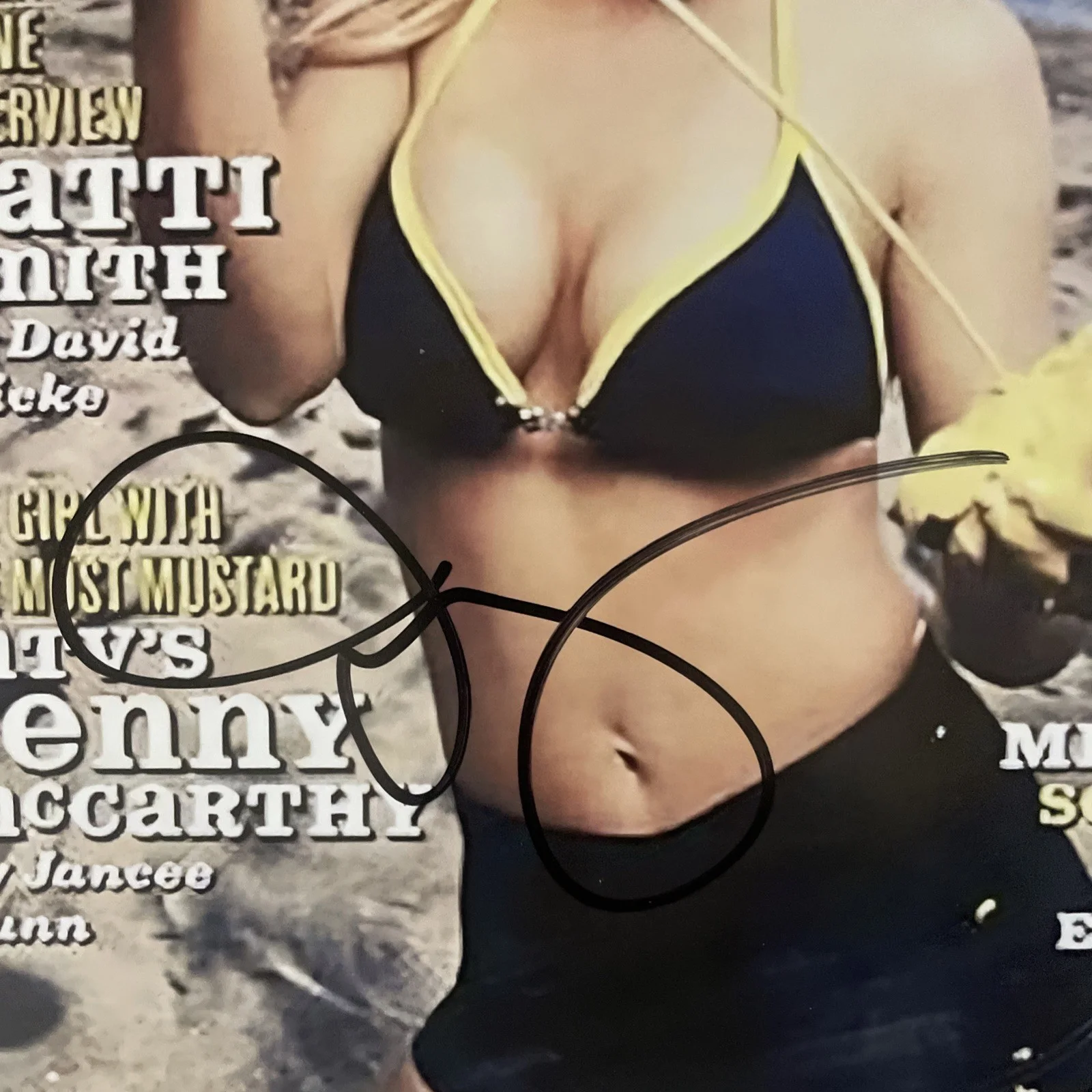 JENNY MCCARTHY SIGNED Rolling Stone Magazine Cover 11x14 Photo Beckett COA, image 2
