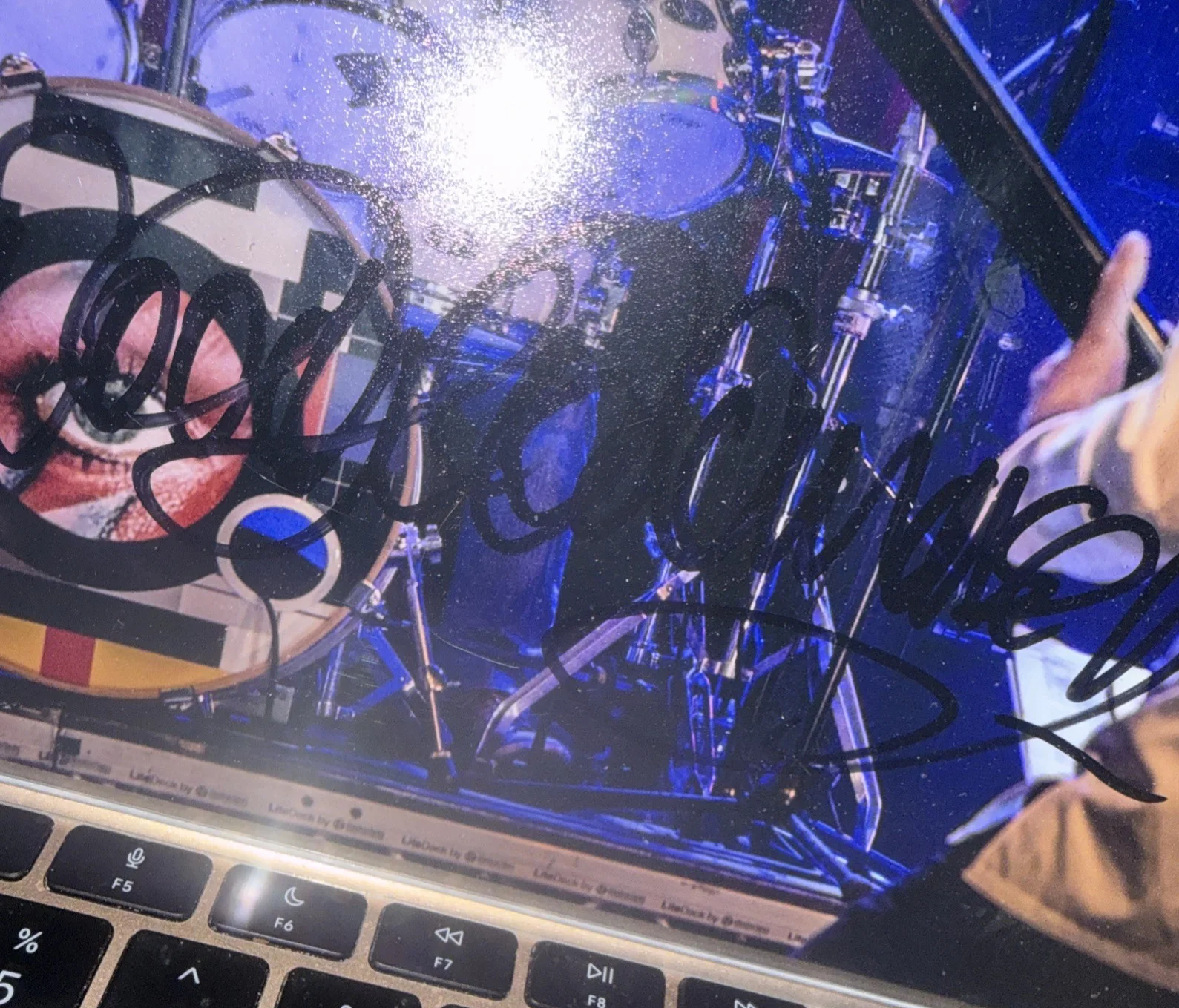 WOODY WOODMANSEY DAVID BOWIE DRUMMER Signed 8X10 Autograph FREE SHIP, изображение 2