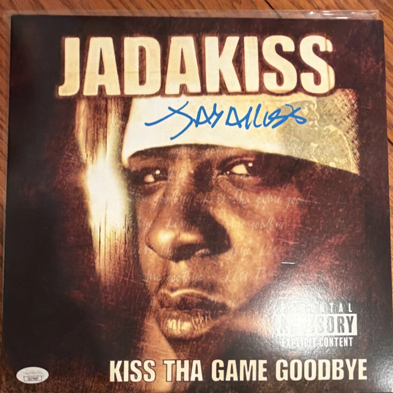 Jadakiss Kiss Tha Game Goodbye Signed Vinyl LP Record JSA Authenticated LOX, изображение 5