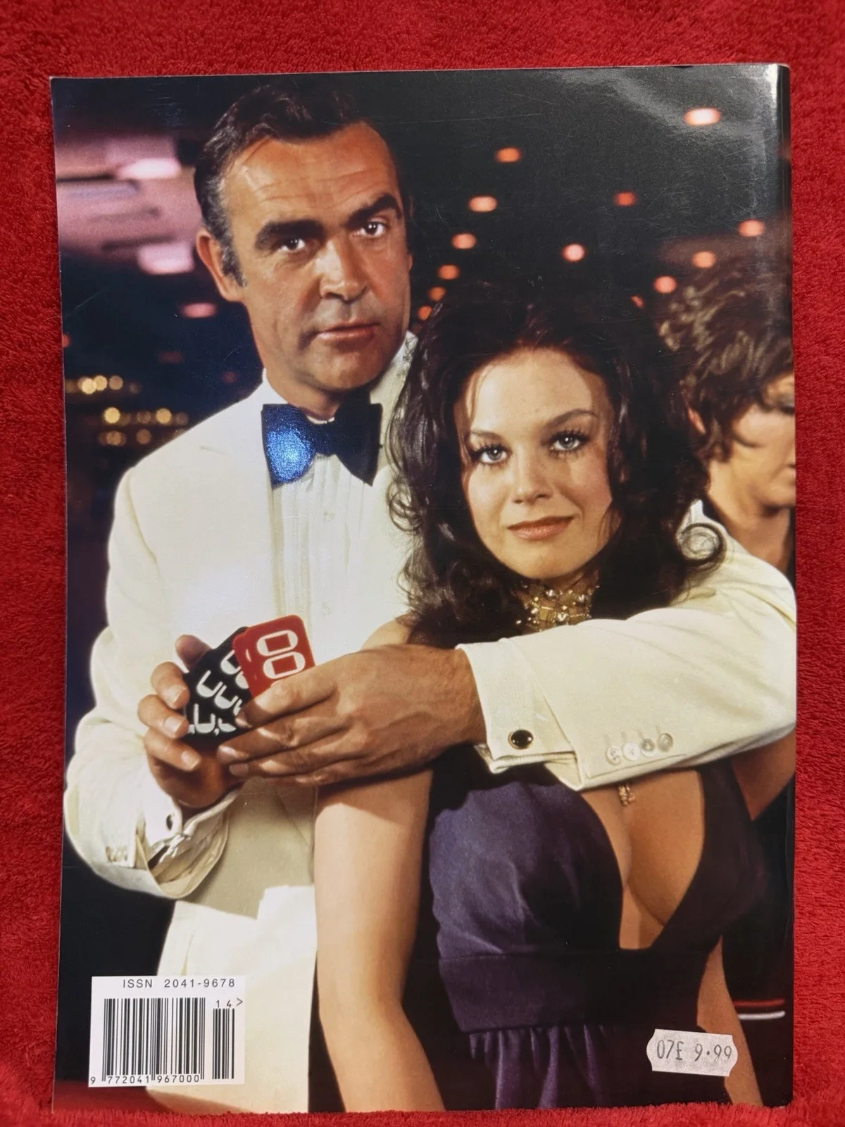 007 Double 0 Seven Magazine Diamonds Are Forever plus Lana Woods Signed Photo, image 3
