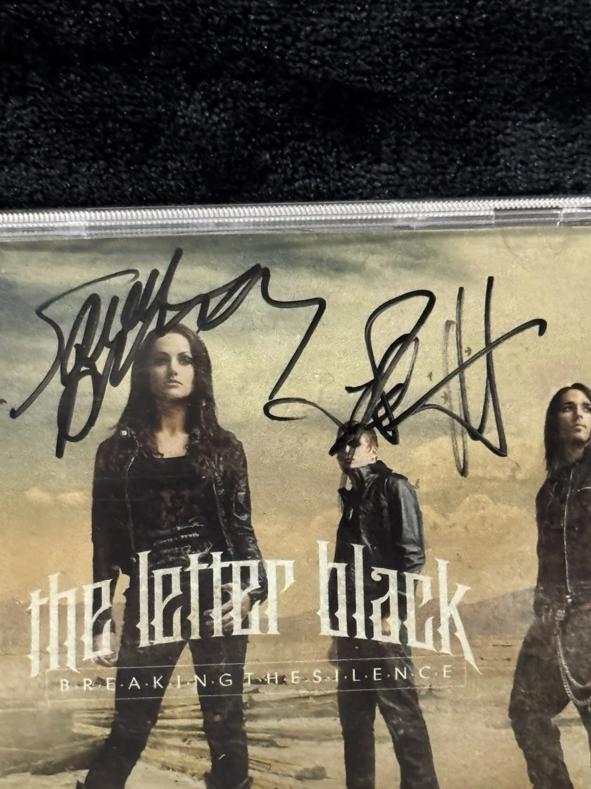 The Letter Black Breaking the Silence Signed CD Rock/Pop, image 2