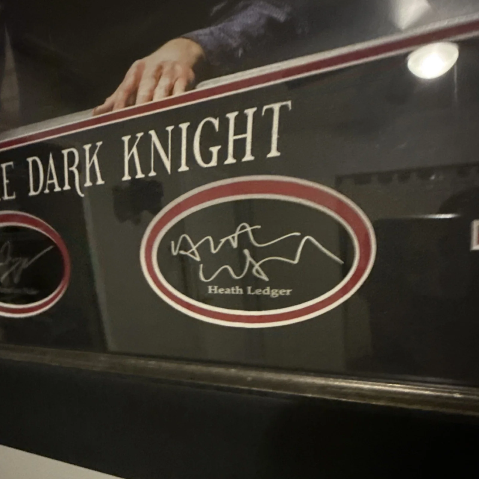 Christian Bale, Heath Ledger — The Dark Knight Autographed Photo Signed by Christian Bale & Heath Ledger, image 2