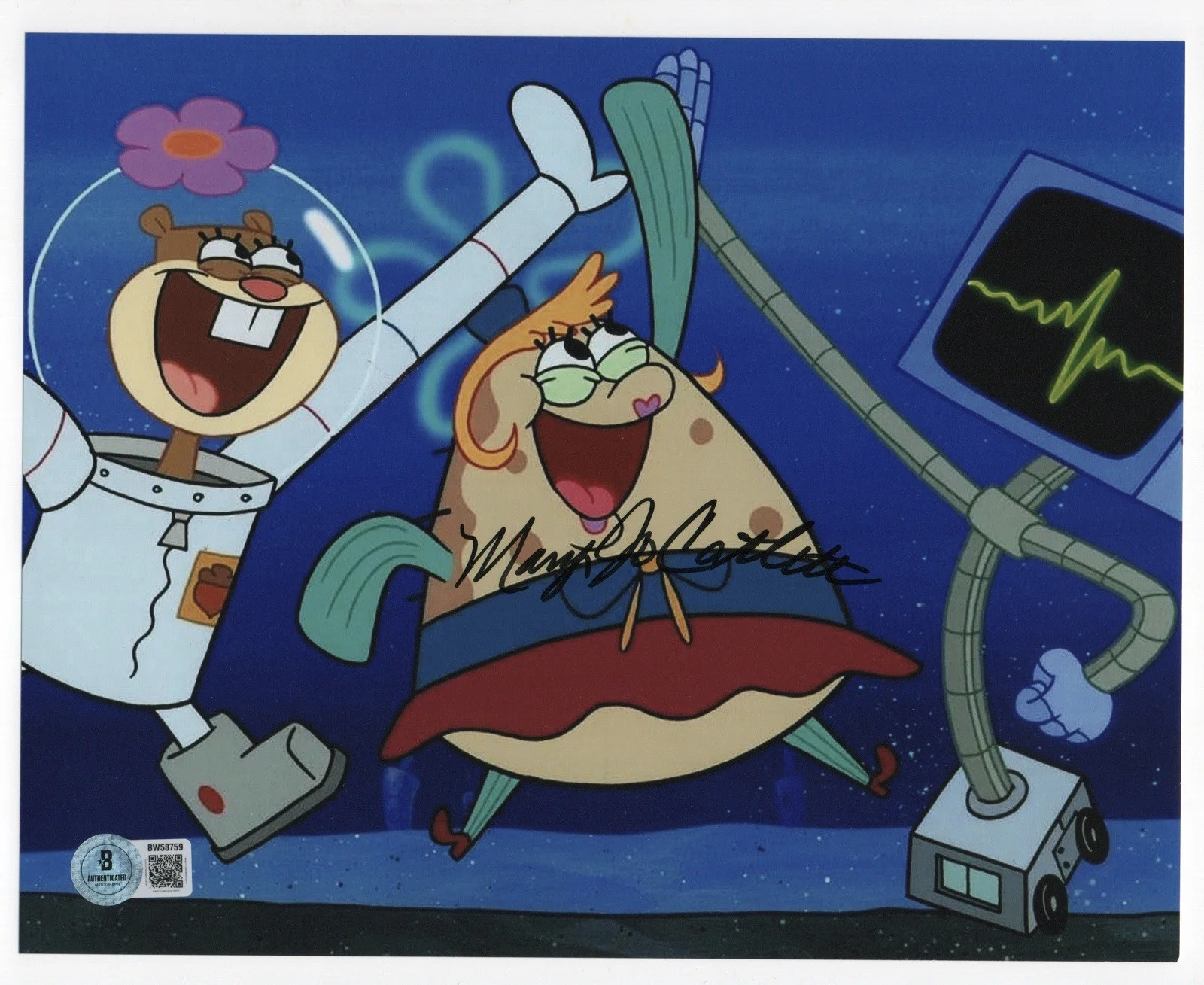 Mary Jo Catlett — Mary Jo Catlett autographed signed 8x10 photo Beckett BAS COA Mrs Puff SpongeBob
