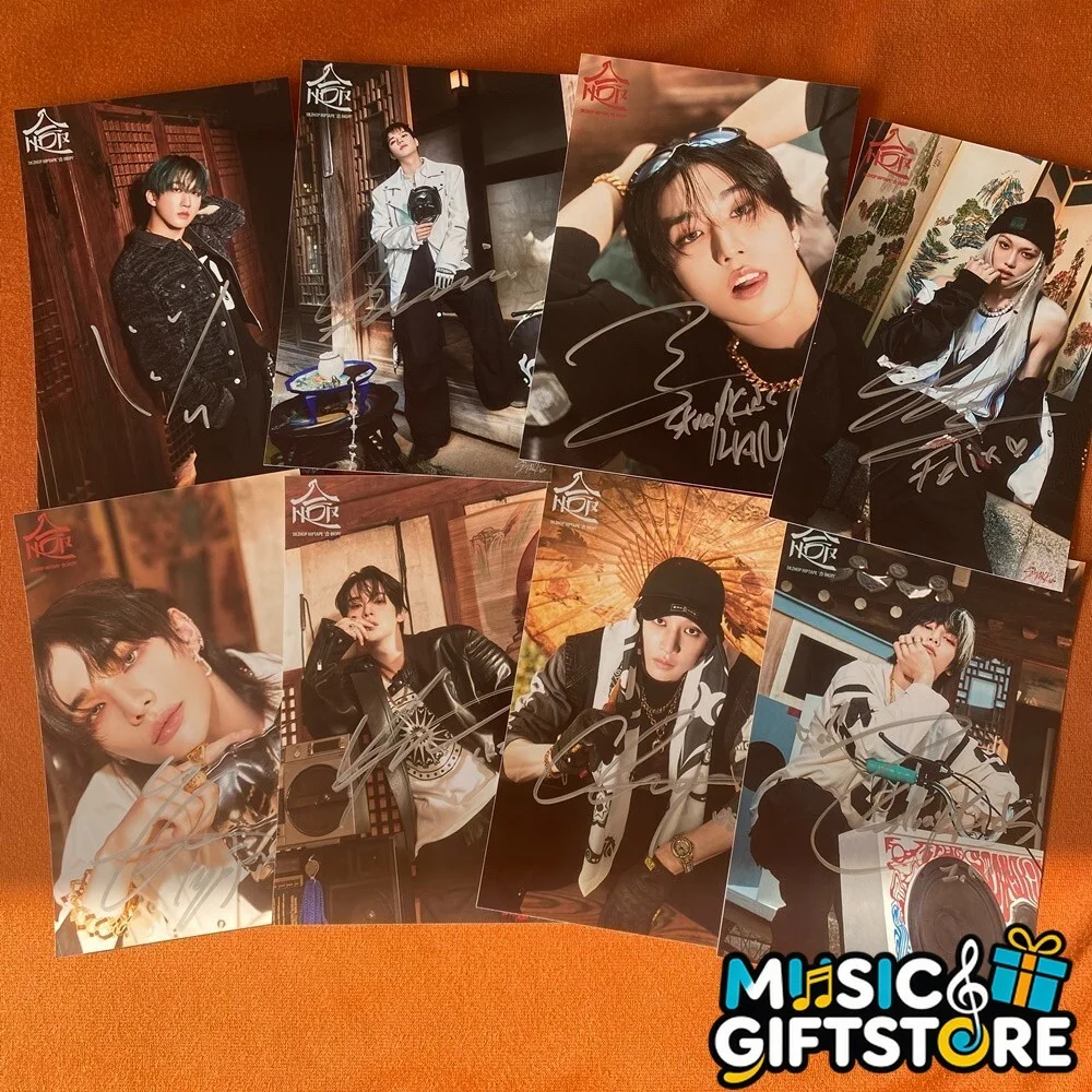 SALE STRAY KIDS 合 HOP WALKING ON WATER AUTOGRAPHED PHOTO 4*6 K-POP 2024 #MUGS, изображение 2
