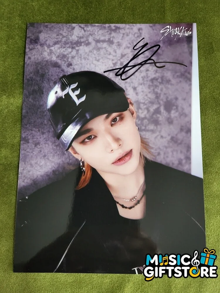 STRAY KIDS 合 HOP WALKING ON WATER AUTOGRAPHED SIGNED PHOTO 4*6 K-POP 2024 #MUGS, изображение 4