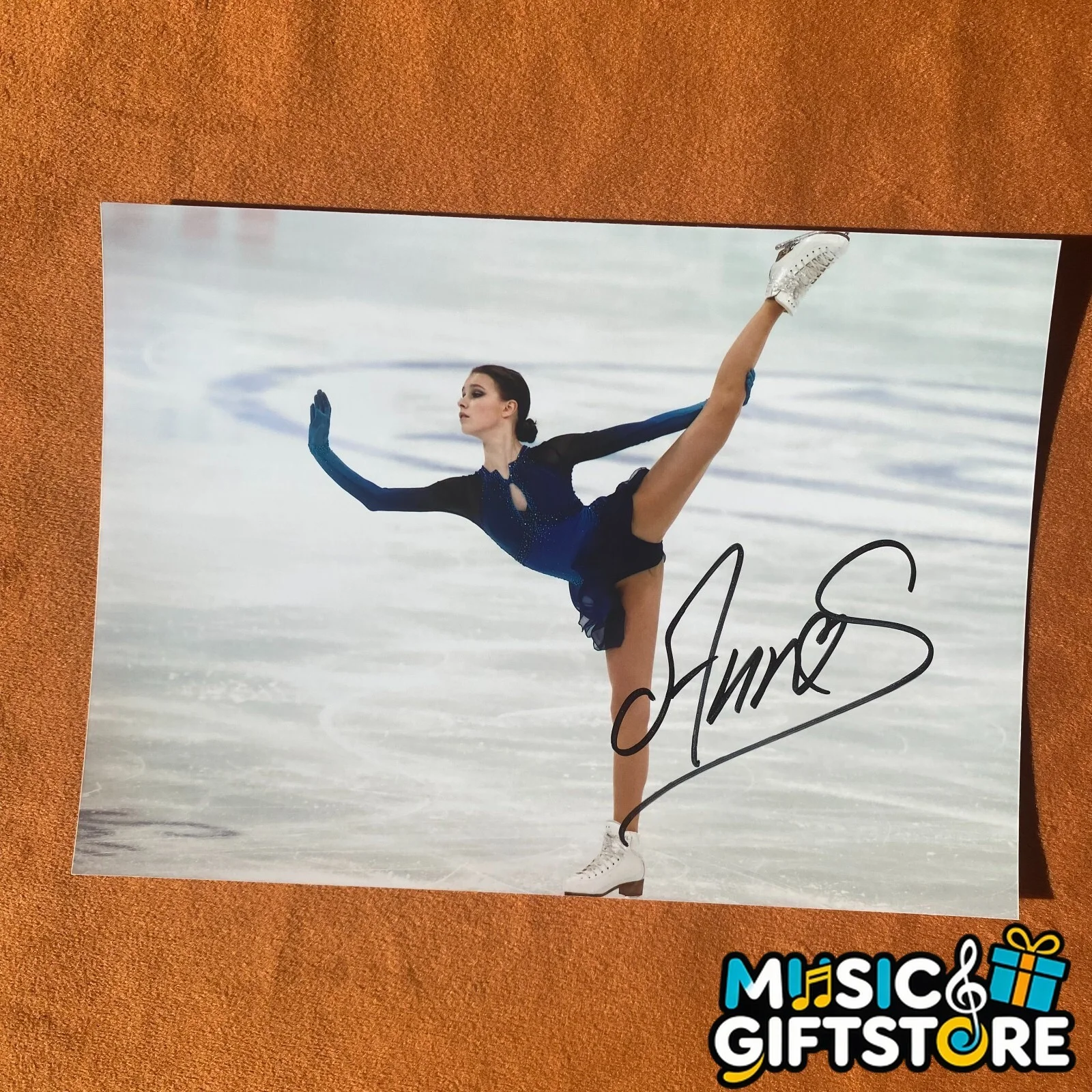 Anna Shcherbakova Ania Autographed Signed Photo Autographs figure skating 2024Y, image 5