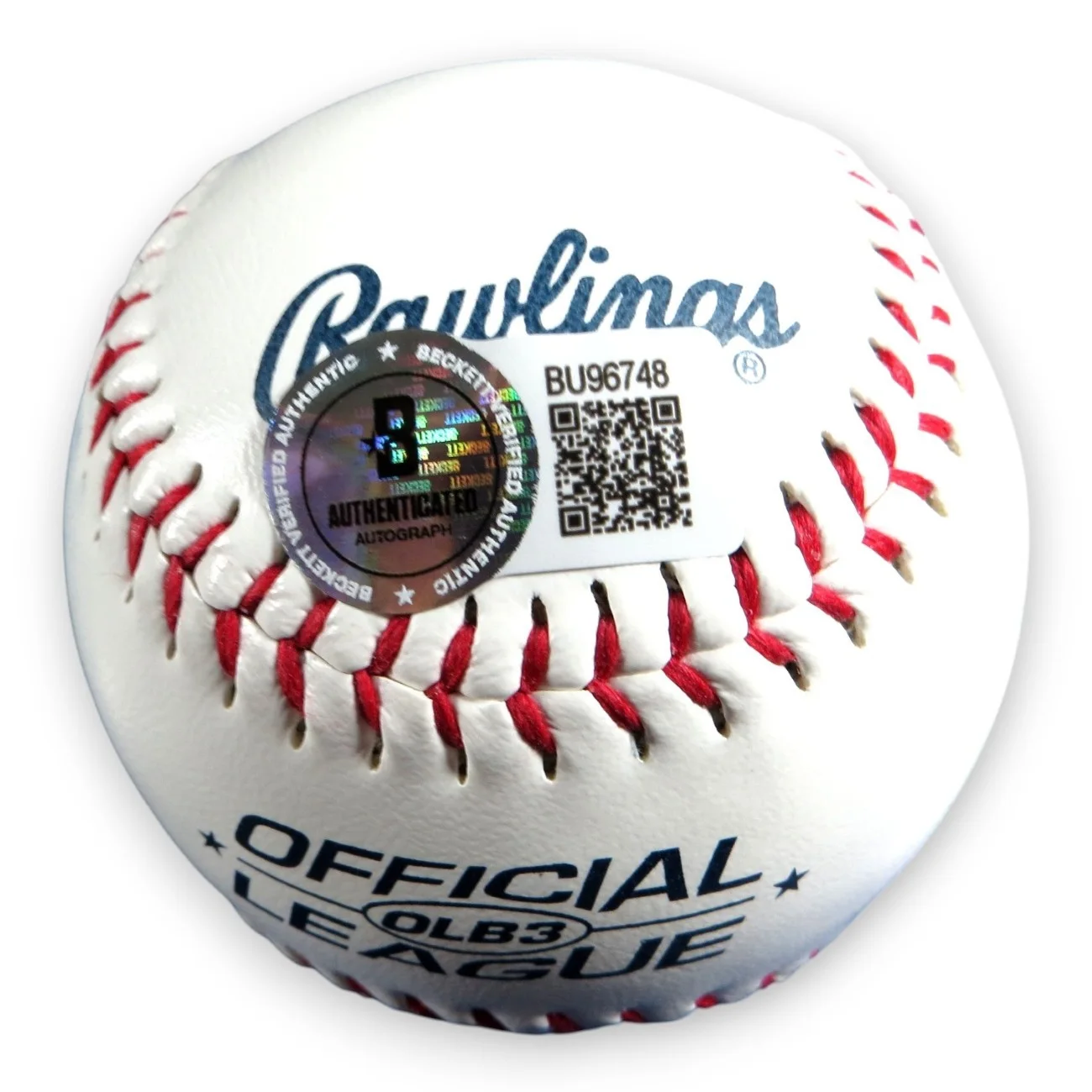 Samara Weaving — Samara Weaving Signed Autograph Baseball Ready or Not The Babysitter BAS BU96748, image 2
