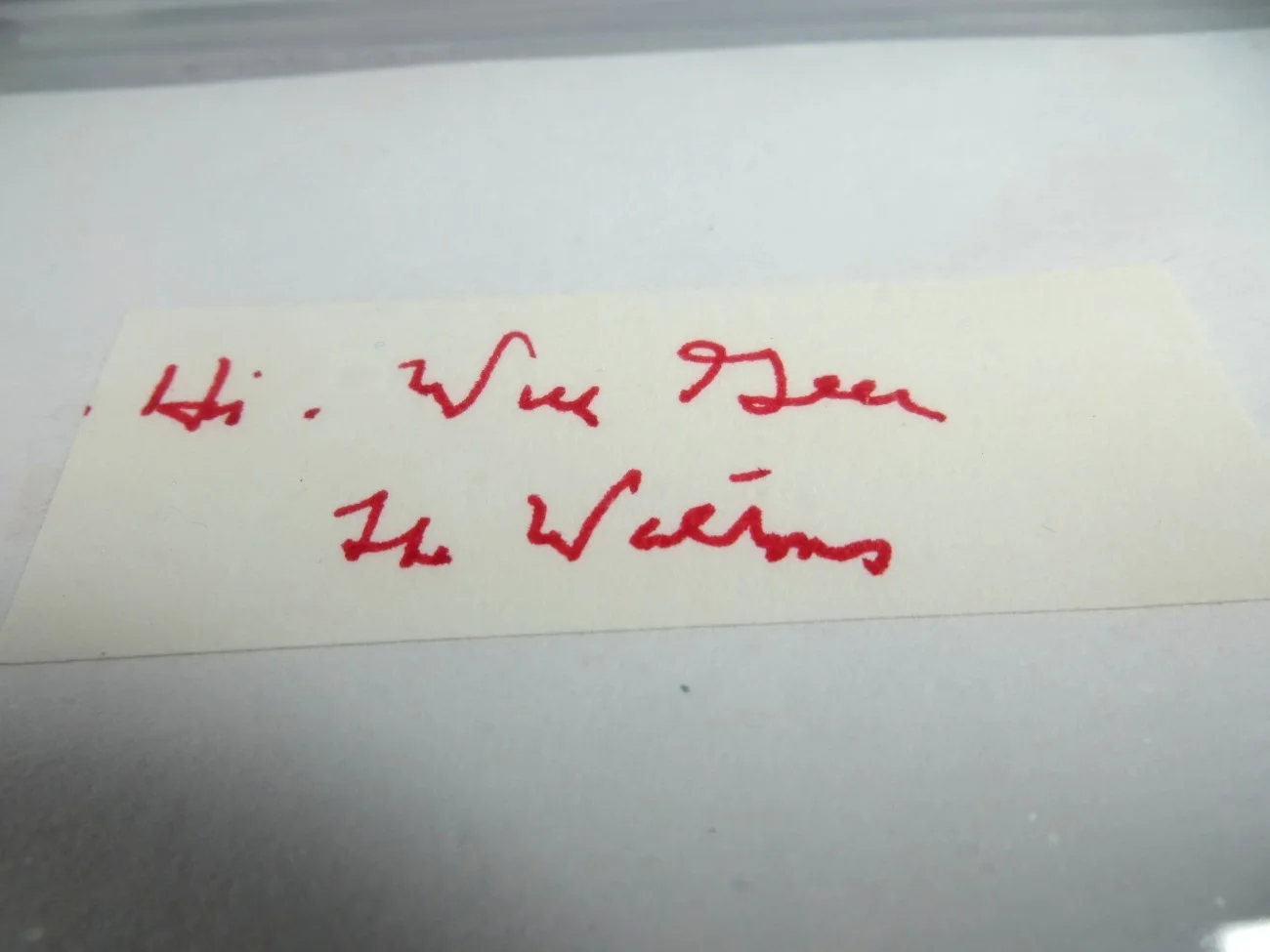 Will Geer — Will Geer Signed Autograph Cut Signature "The Waltons" Grandpa BAS Auto Grade 10, image 2