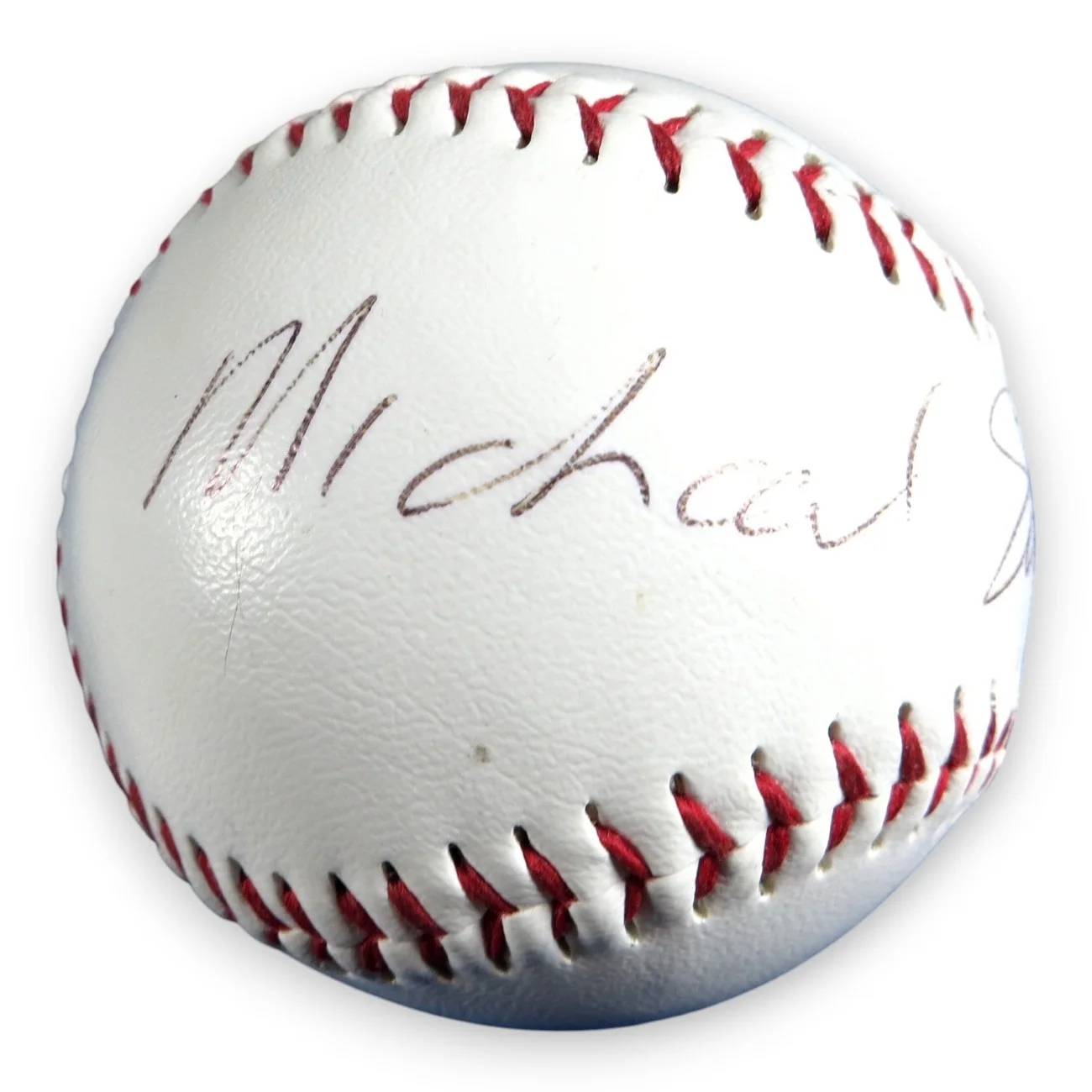 Michael Eisner — Michael Eisner Signed Autograph Baseball Disney CEO BAS BU96753