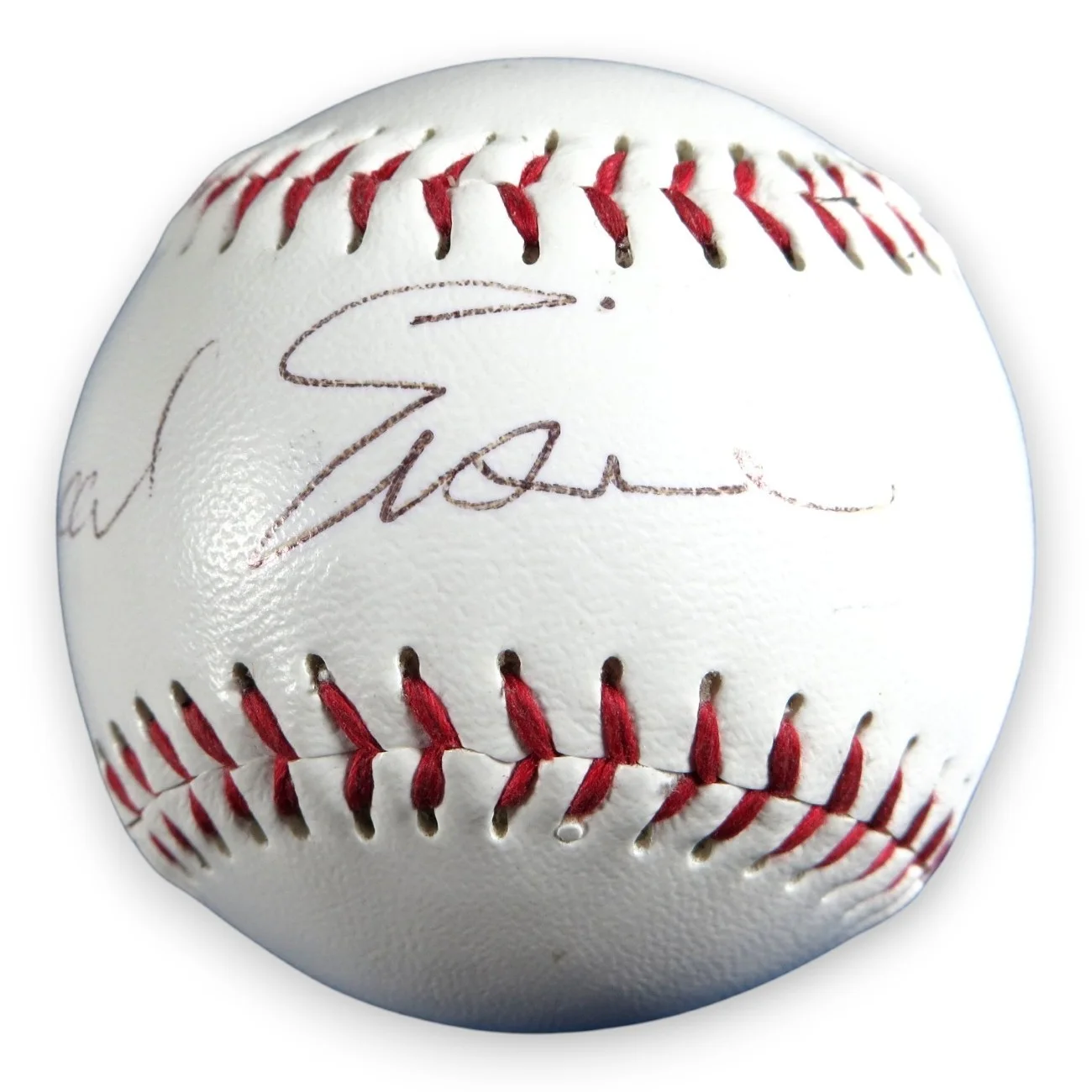 Michael Eisner — Michael Eisner Signed Autograph Baseball Disney CEO BAS BU96753, image 2