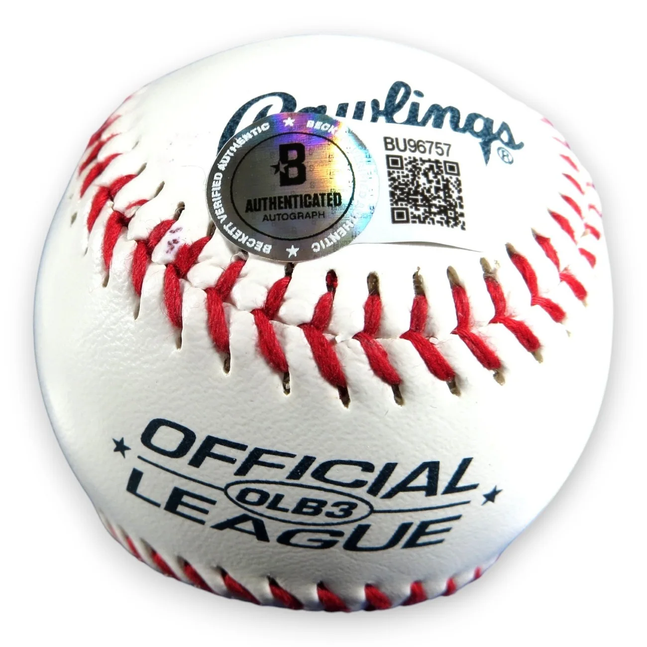 Katy O'Brian — Katy O'Brian Signed Autographed Baseball "Christy" The Mandalorian BAS BU96757, image 2