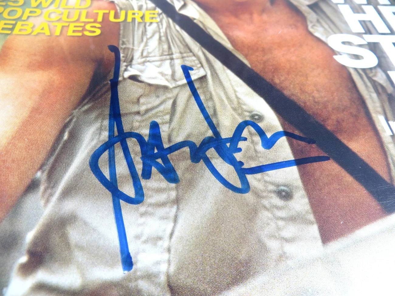 Harrison Ford — Harrison Ford Signed Autographed Magazine Cover 2008 Indiana Jones BAS 971, изображение 2