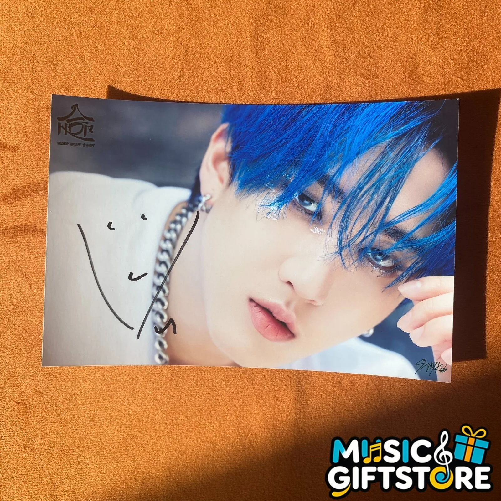 STRAY KIDS 合 HOP WALKING ON WATER AUTOGRAPHED SIGNED PHOTO 4*6 K-POP 2024C #MUGS, изображение 4