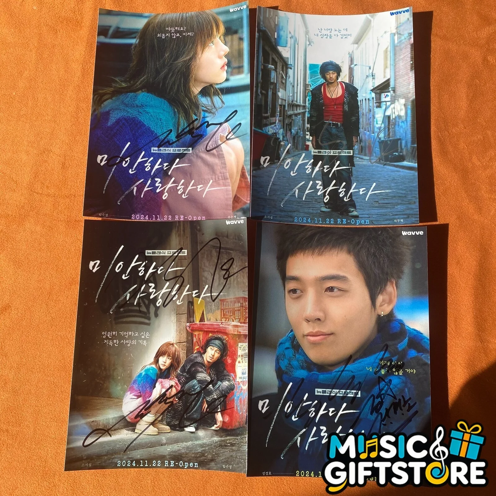 SORRY I LOVE YOU MISA SO JI SUB LIM SOO JUNG JUNG KYUNG HO AUTOGRAPHED PHOTO #MU, изображение 2