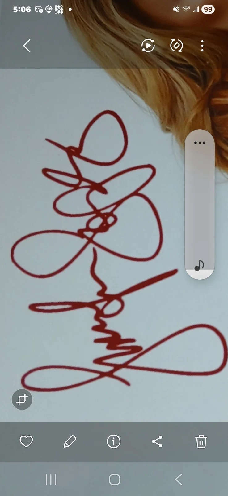 Jennifer Lopez Nude Autograph Rare Picture, image 3