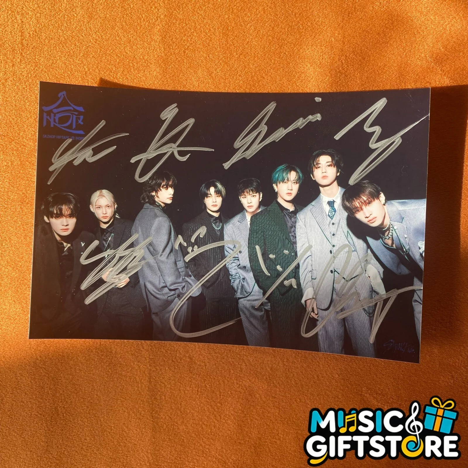 SALE STRAY KIDS 合 HOP WALKIN ON WATER AUTOGRAPHED SIGNED GROUP PHOTO K-POP #MUGS, изображение 3
