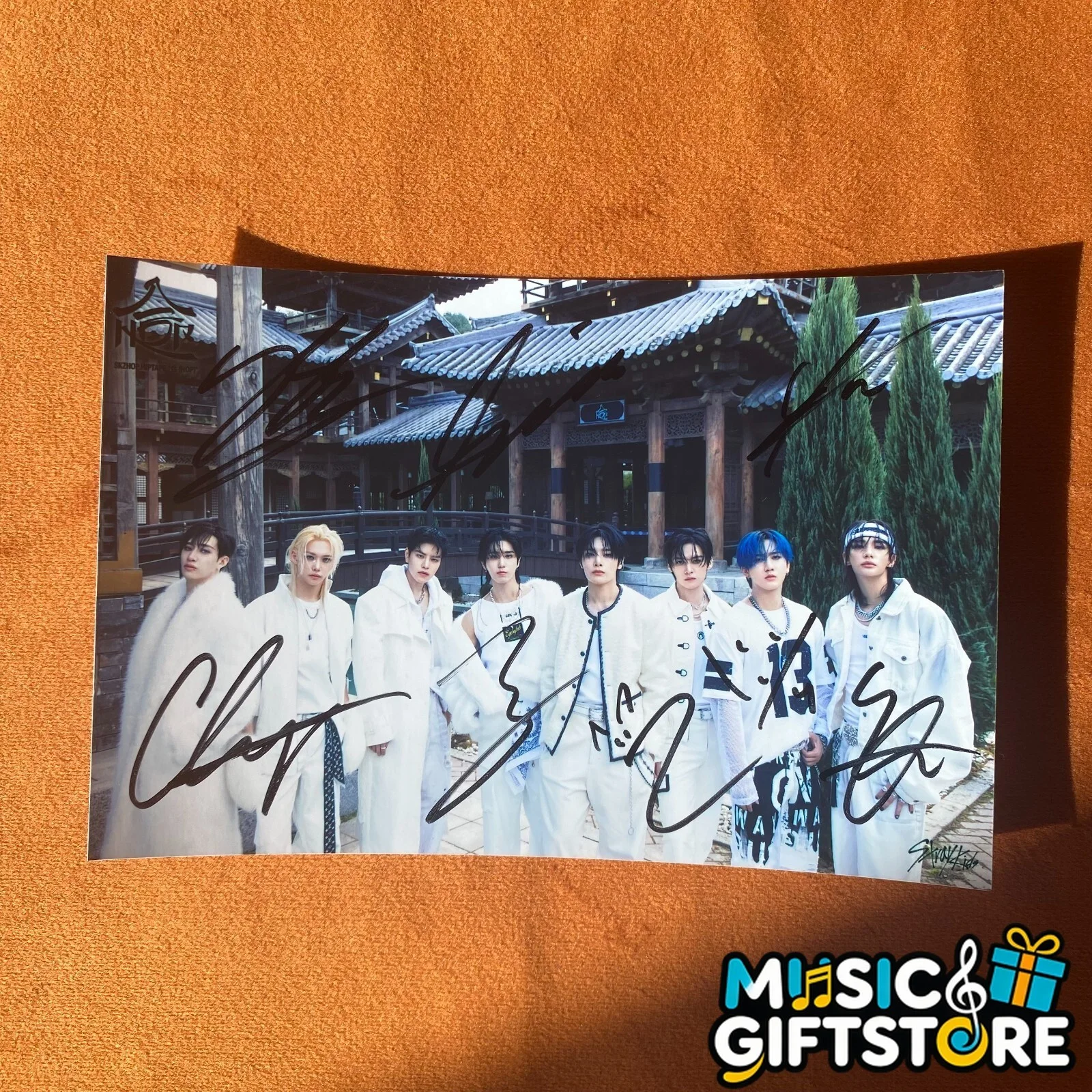 SALE STRAY KIDS 合 HOP WALKIN ON WATER AUTOGRAPHED SIGNED GROUP PHOTO K-POP #MUGS, изображение 4