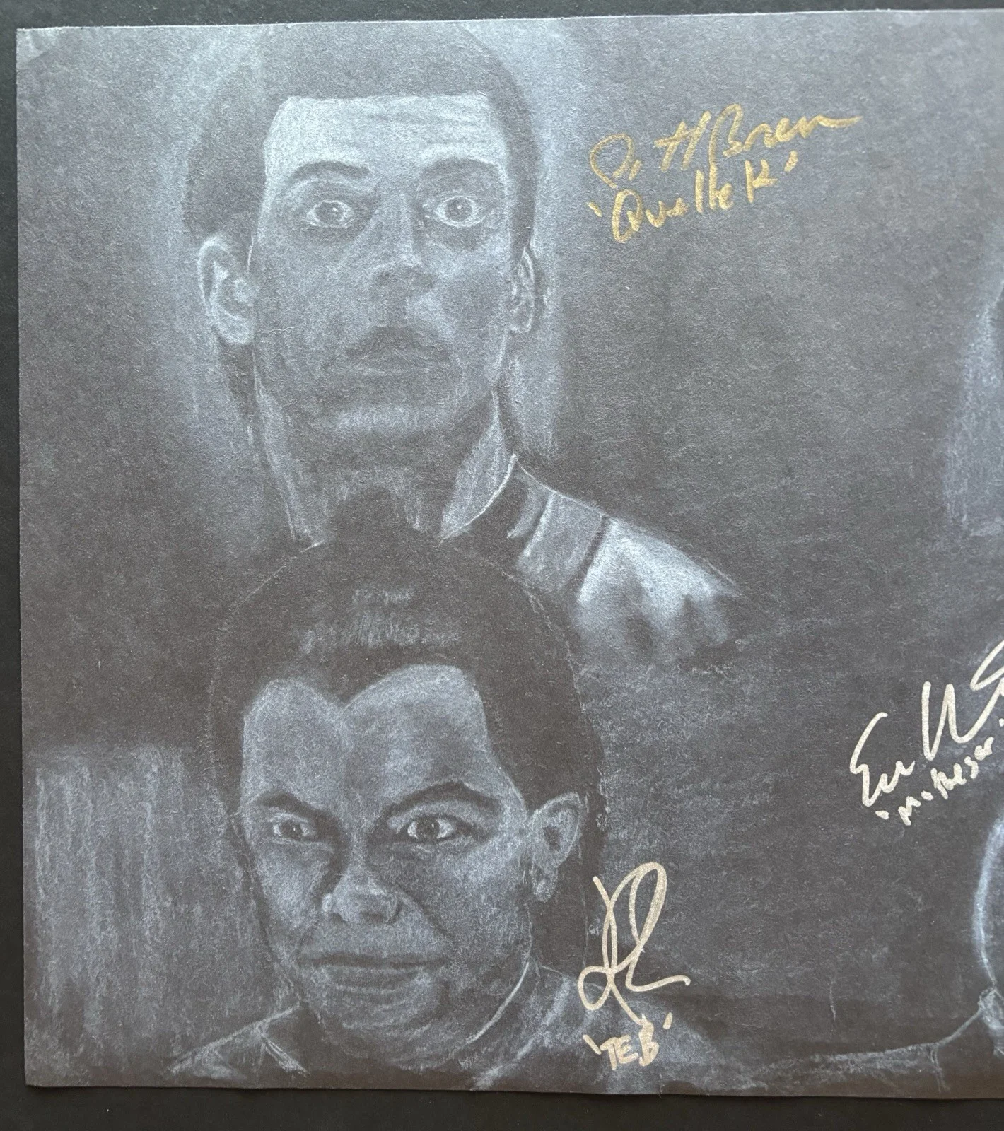 Enrico Colantoni, Missi Pyle, Patrick Breen, Jed Rees — Galaxy Quest cast signed art Enrico Colantoni Miss Pyle Jed Rees Breen auto 4X, изображение 4