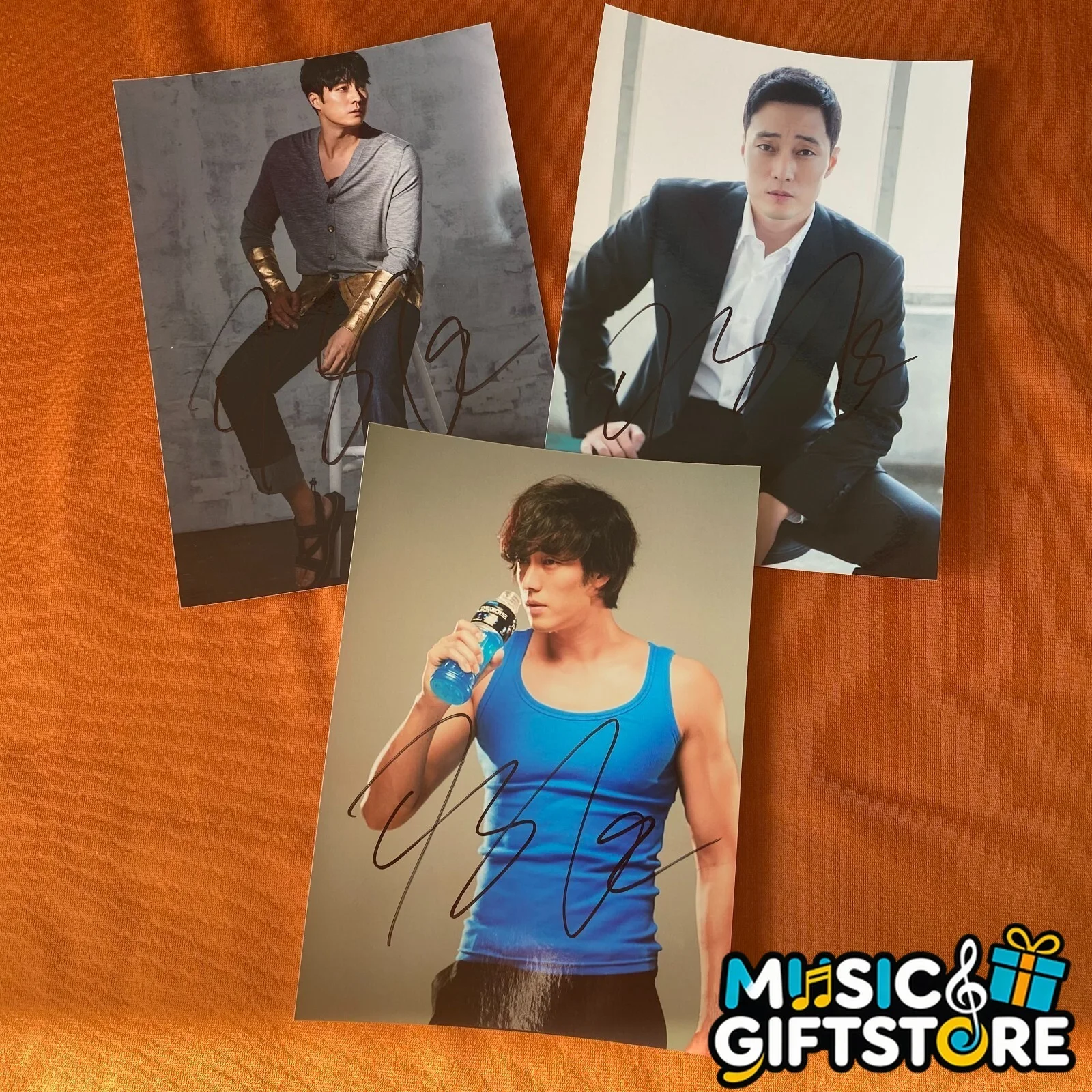 So Ji Sub Autographed Signed Photo Autographs 4*6 K-POP 2024A #MUGS, изображение 2