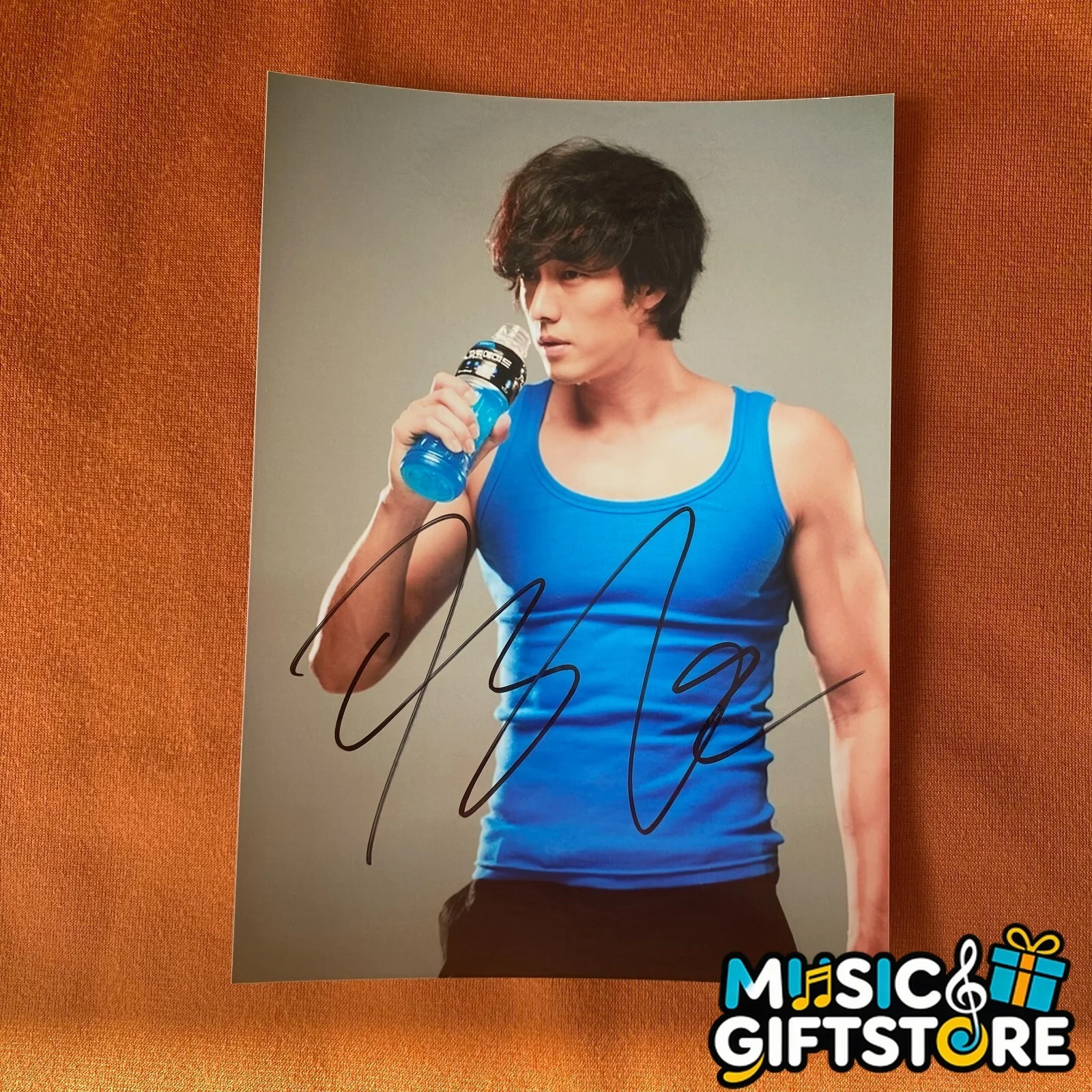 So Ji Sub Autographed Signed Photo Autographs 4*6 K-POP 2024A #MUGS, изображение 3