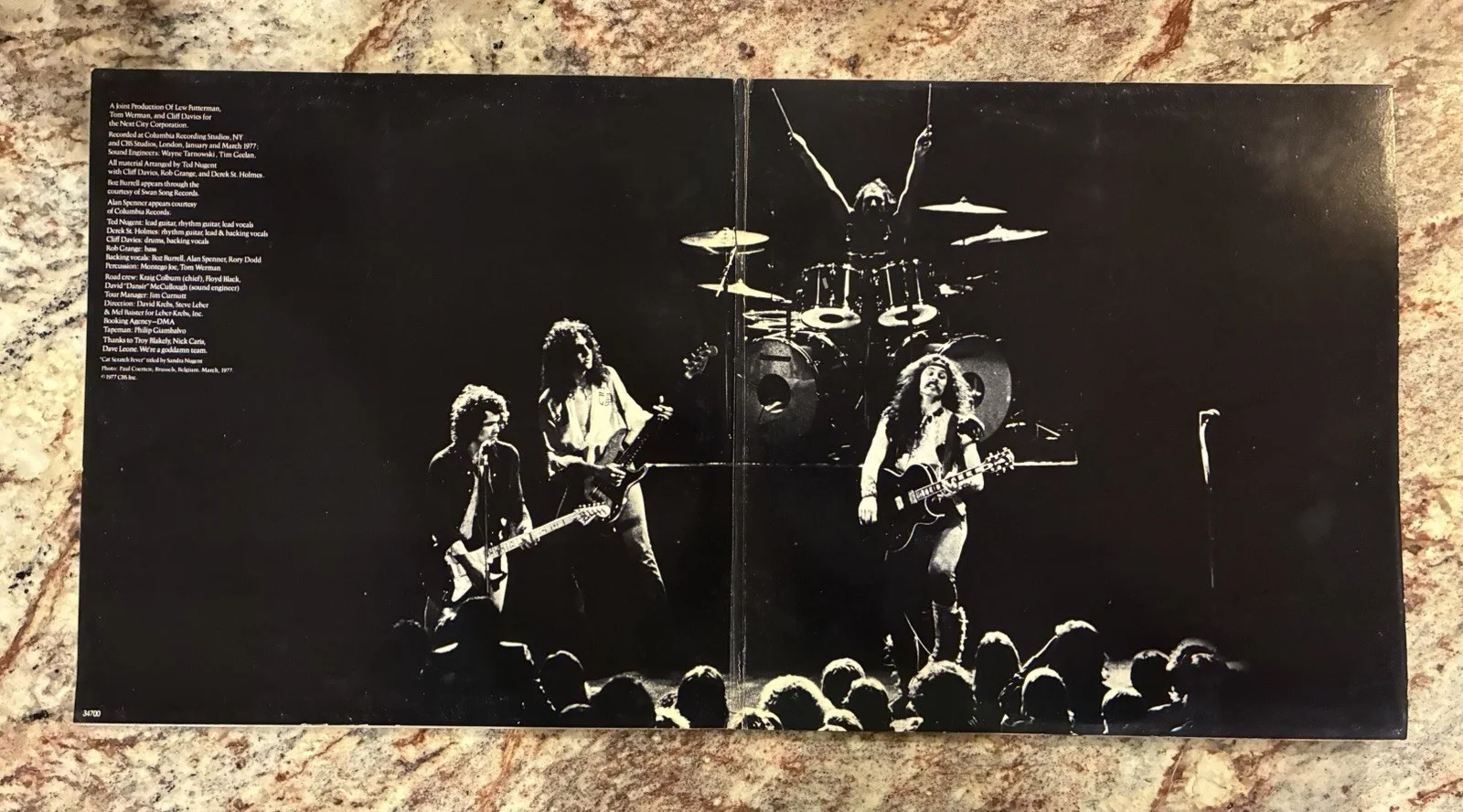Ted Nugent Cat Scratch Fever Original Vinyl Record JE 34700, image 3