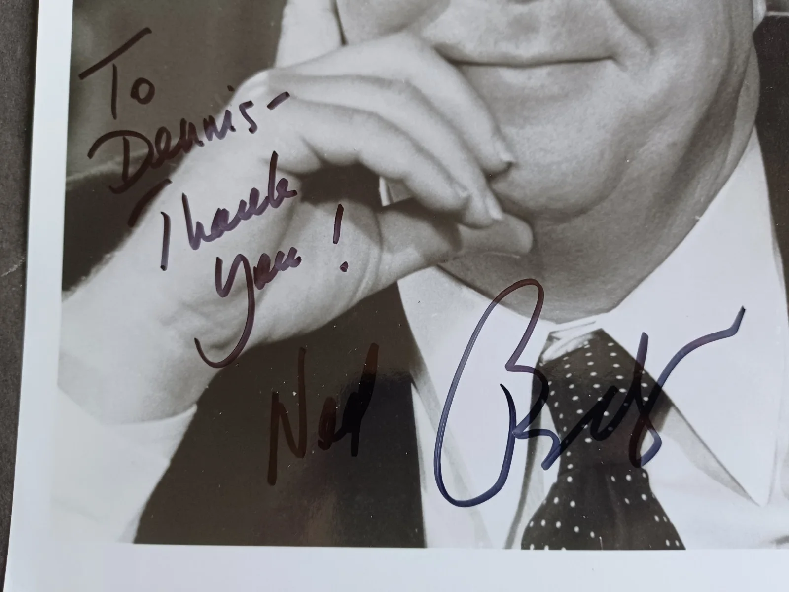 Ned Beatty (d. 2021) Signed 8x10 Photo - Deliverance, Superman, Rudy, изображение 2