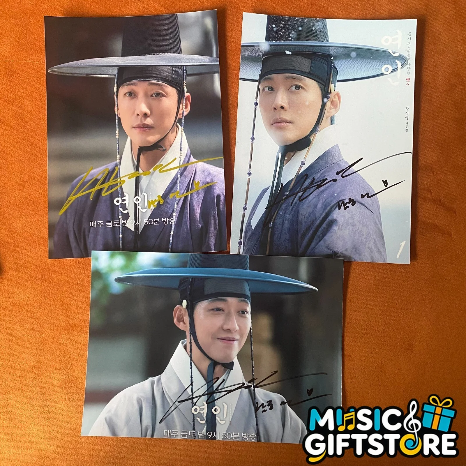 My Dearest Nam Gung Min Autographed Signed Photo K-POP K-Drama 4*6 2023B #MUGS, изображение 2