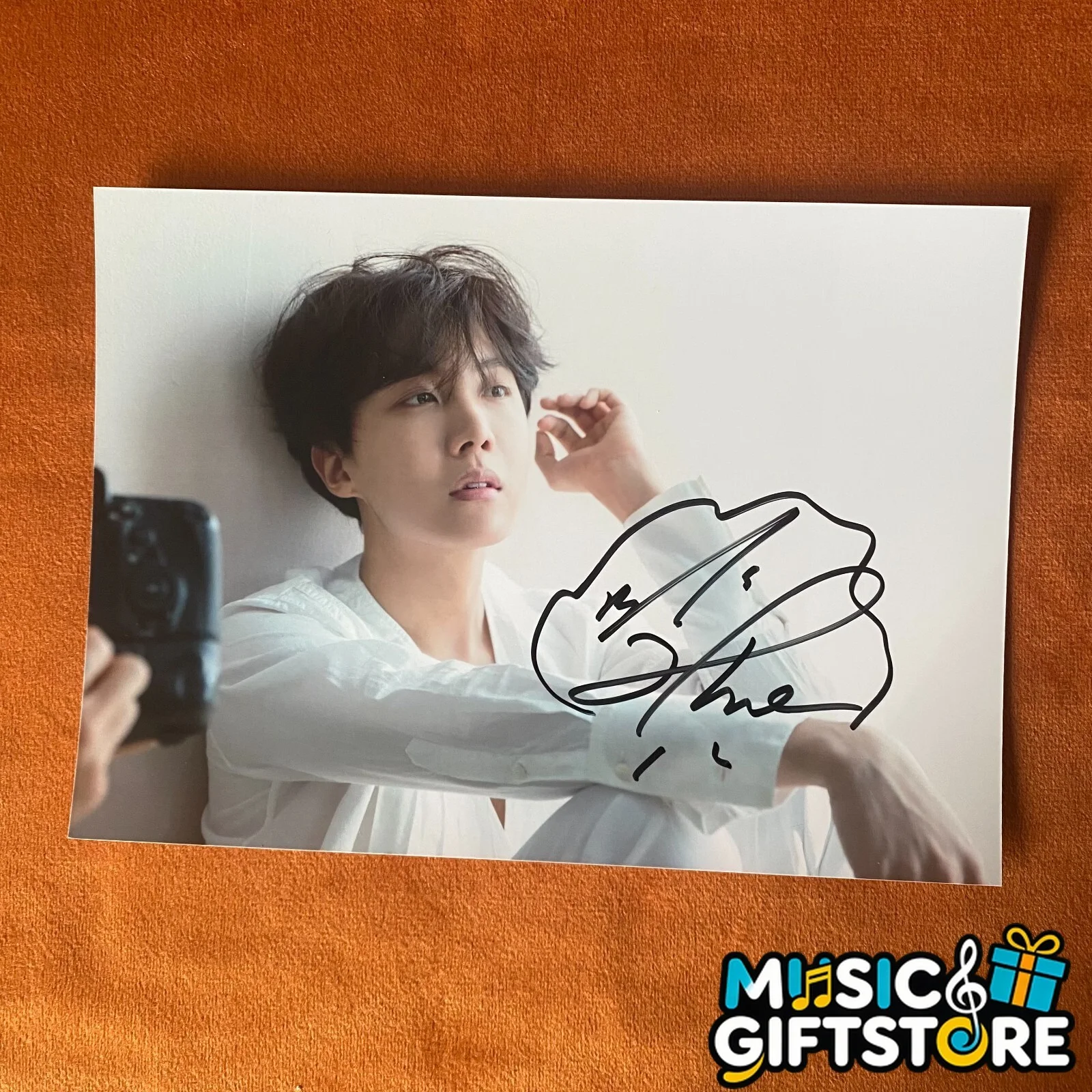 BTS J-HOPE AUTOGRAPHED SIGNED PHOTO LOVE YOURSELF 转 TEAR K-POP 4*6 2022 #MUGS, изображение 3