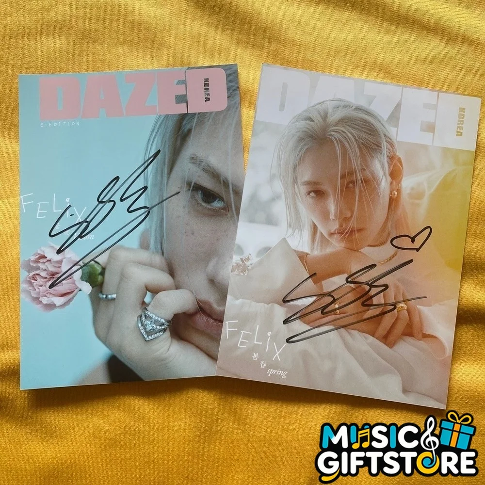 Stray Kids FELIX Felix Photo Autographed Signed K-POP Collection 4*6 2026 #MUGS, изображение 2