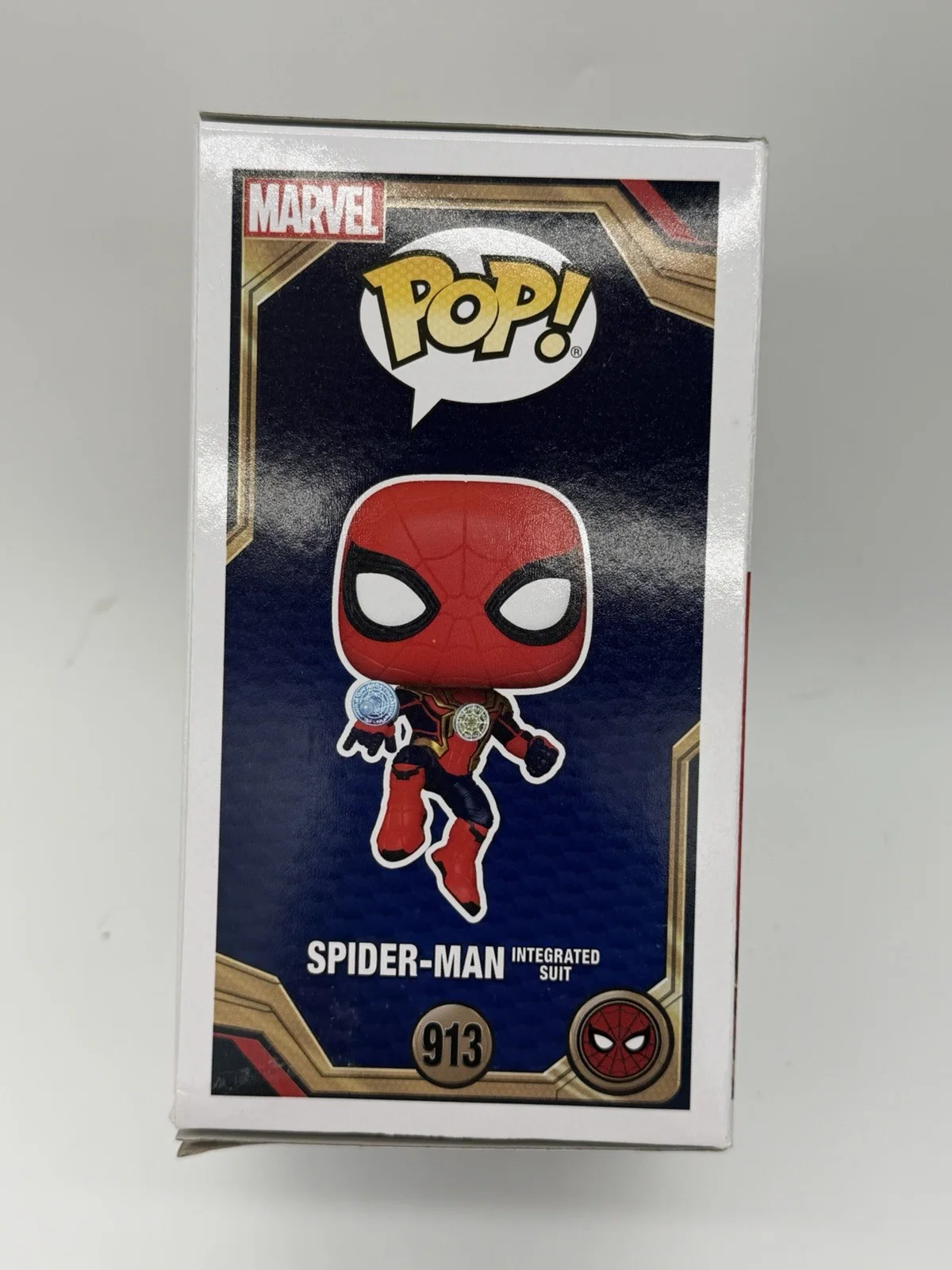 Tom Holland — Tom Holland Signed Spider Man Funko Pop 913 No Way Home Video Proof Iron Man, image 5