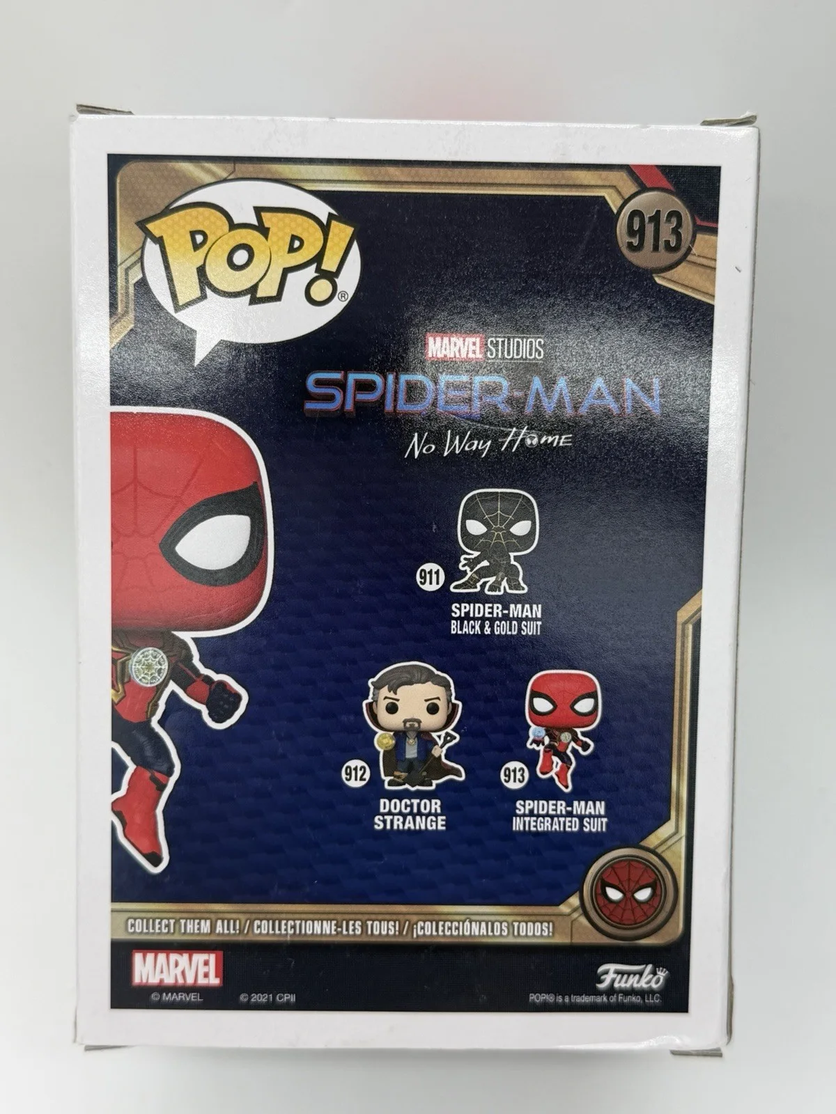 Tom Holland — Tom Holland Signed Spider Man Funko Pop 213 No Way Home Video Proof Bad Bunny, image 4
